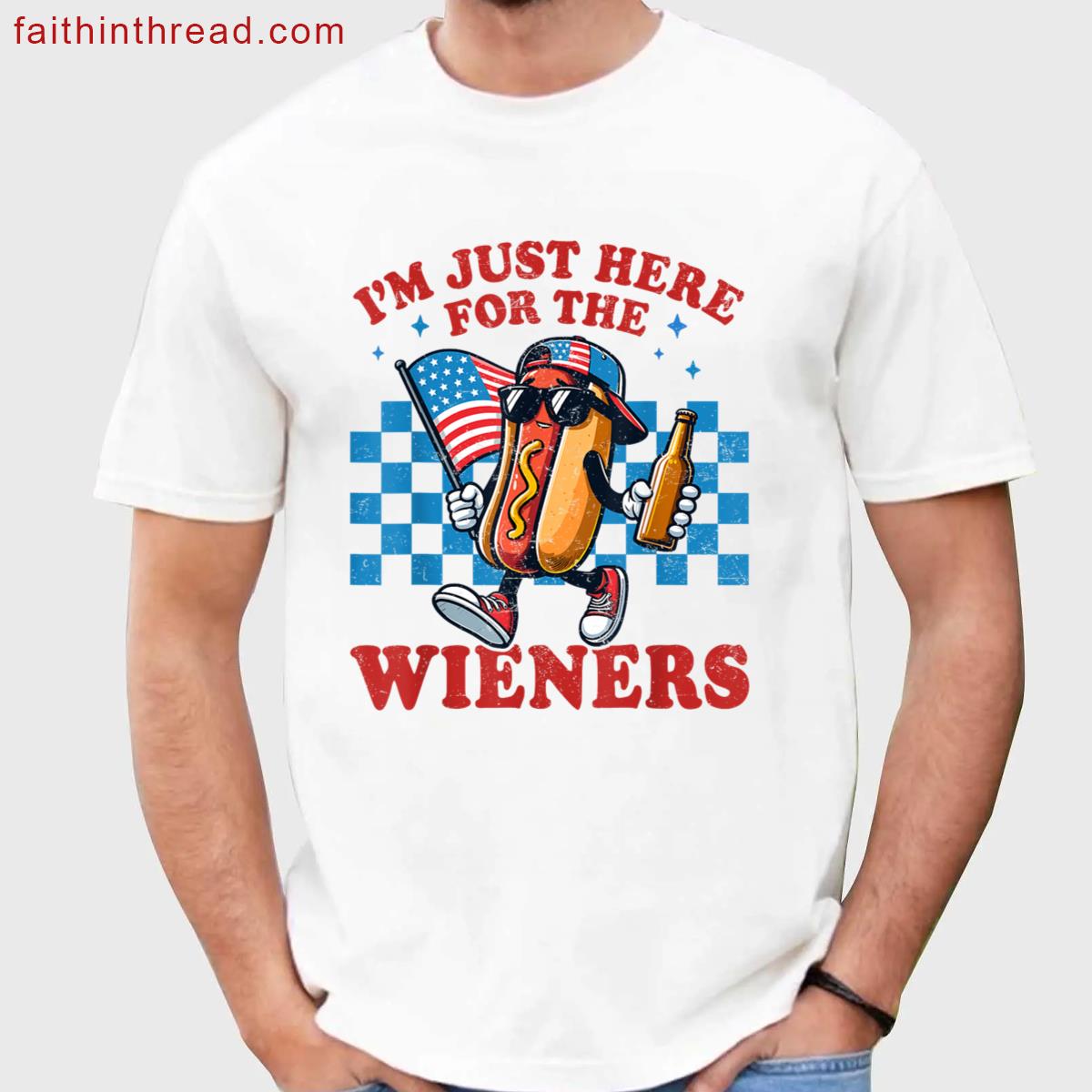 Hot Dog 4th Of July Tee Shirt