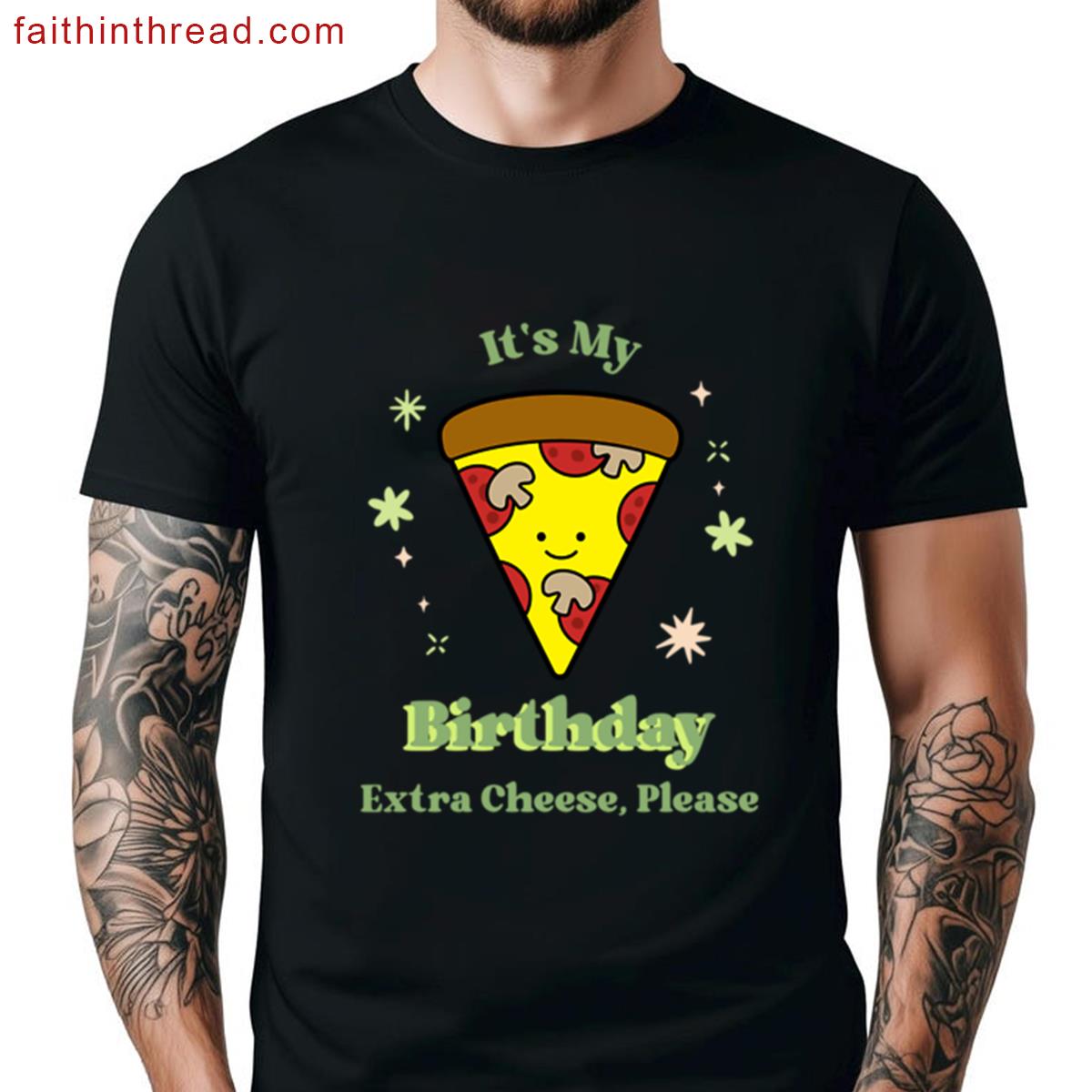Its My Birthday Oversized Cheese Shirt