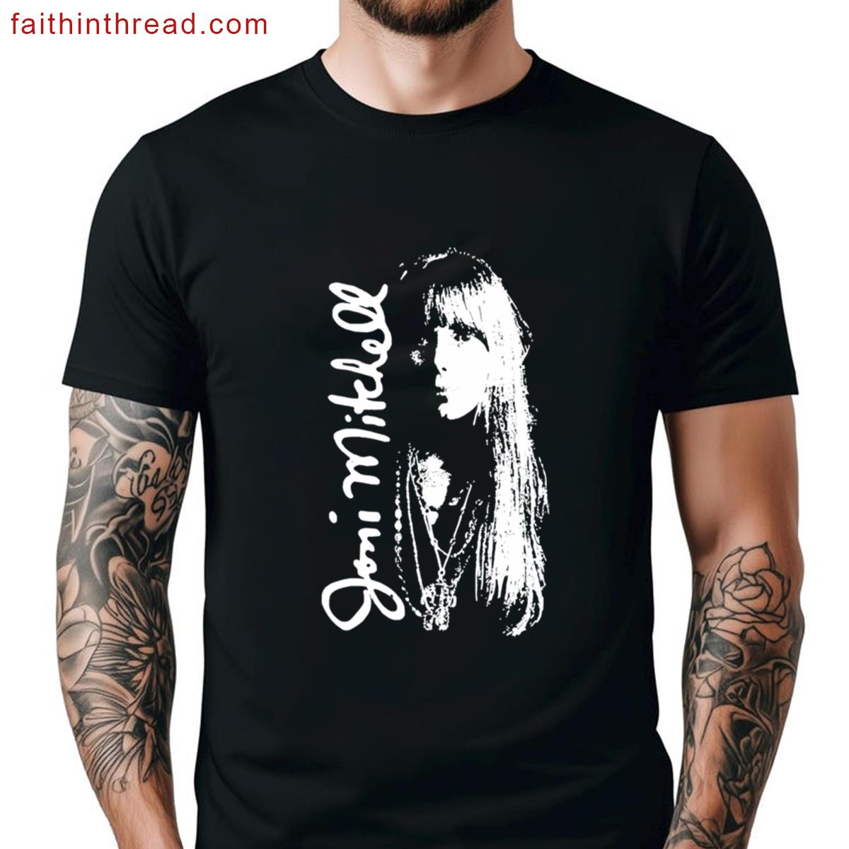 Jonis Mitchell Music Tee Shirt