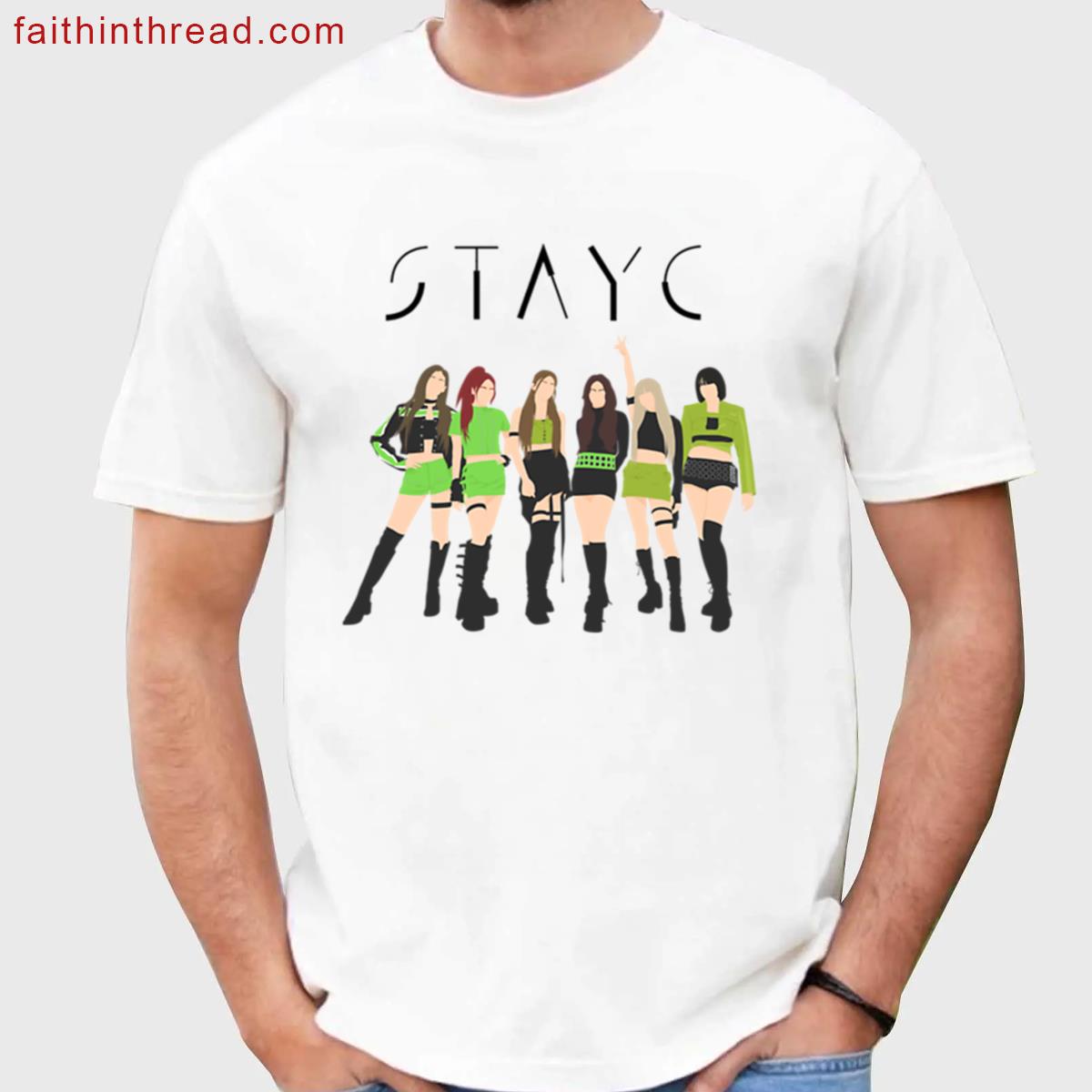 K Pop Idol Group Graphic Tee Shirt