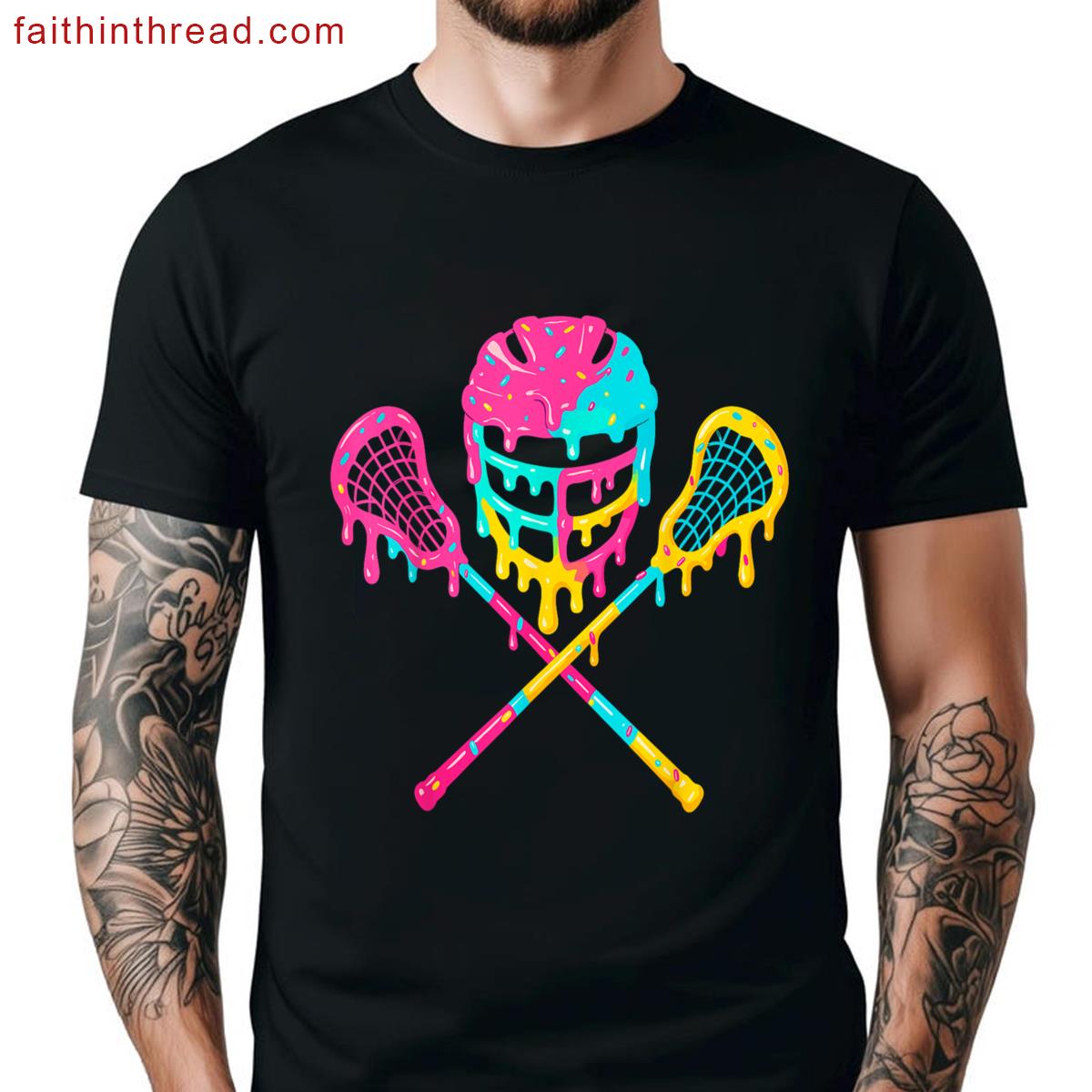 Lacrosse Drip Ice Cream Shirt