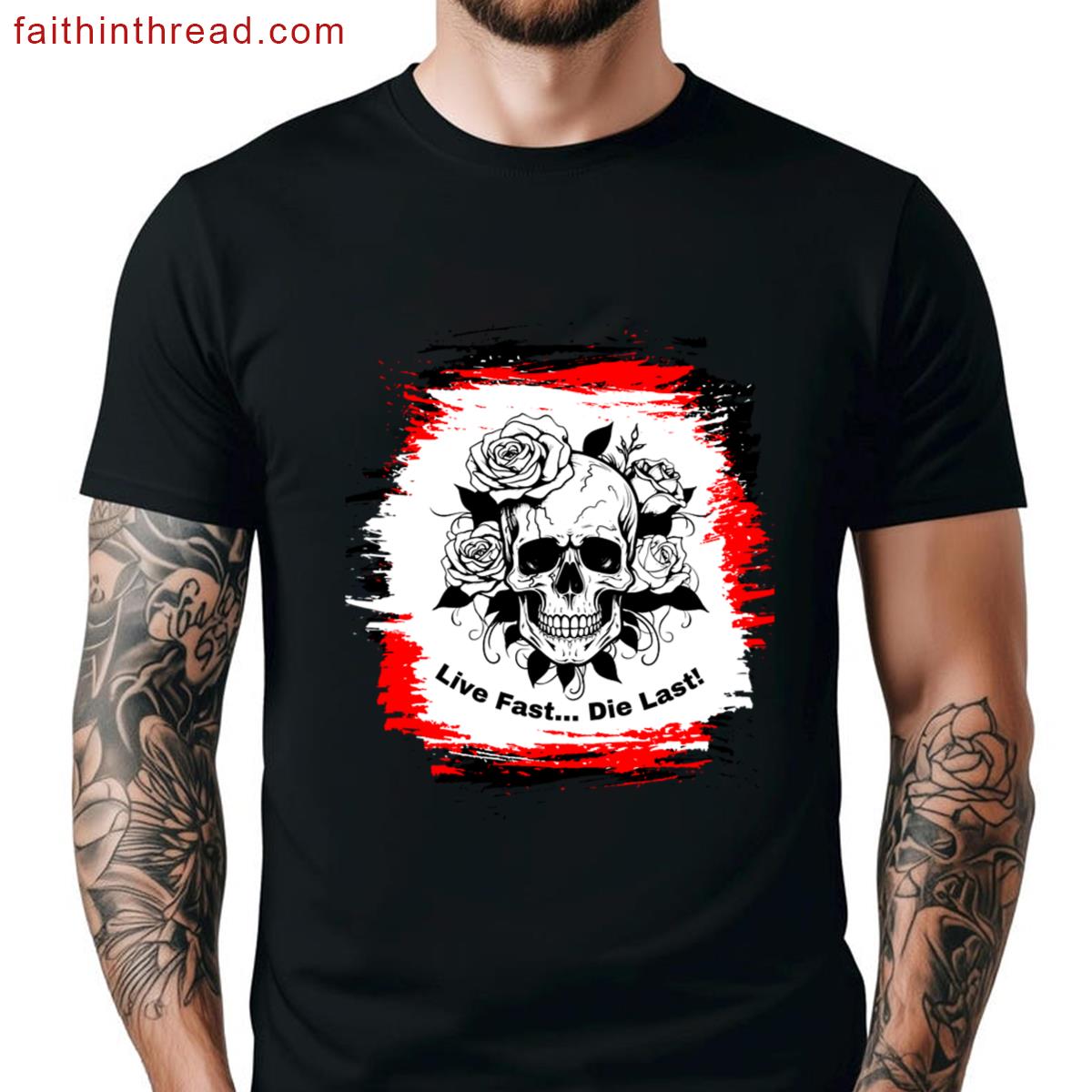 Live A Fast Life Tee Shirt