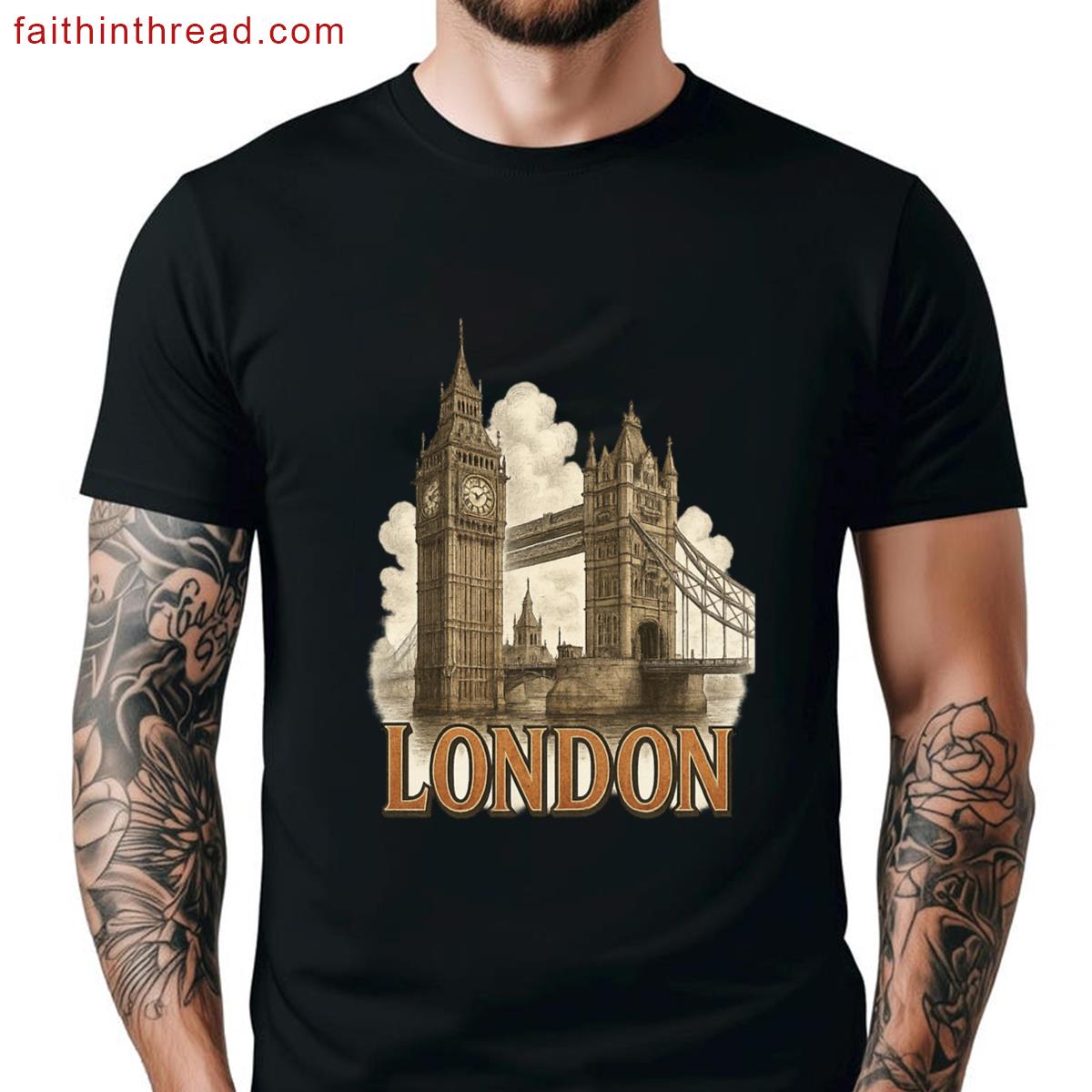 London England Graphic Tee Shirt