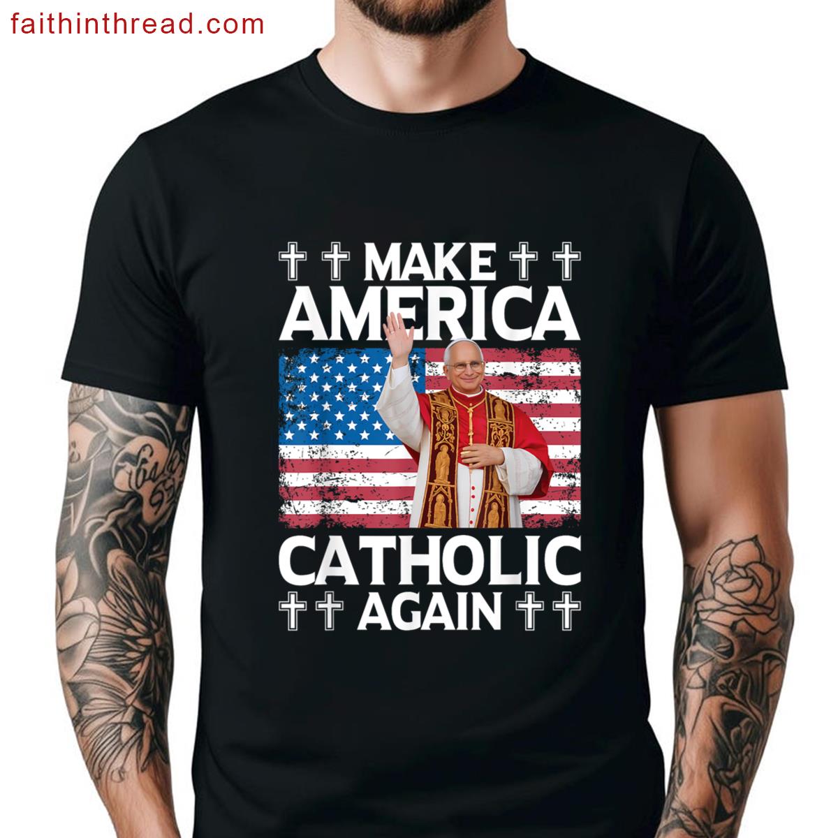 Make America Pope Leo Tee Shirt