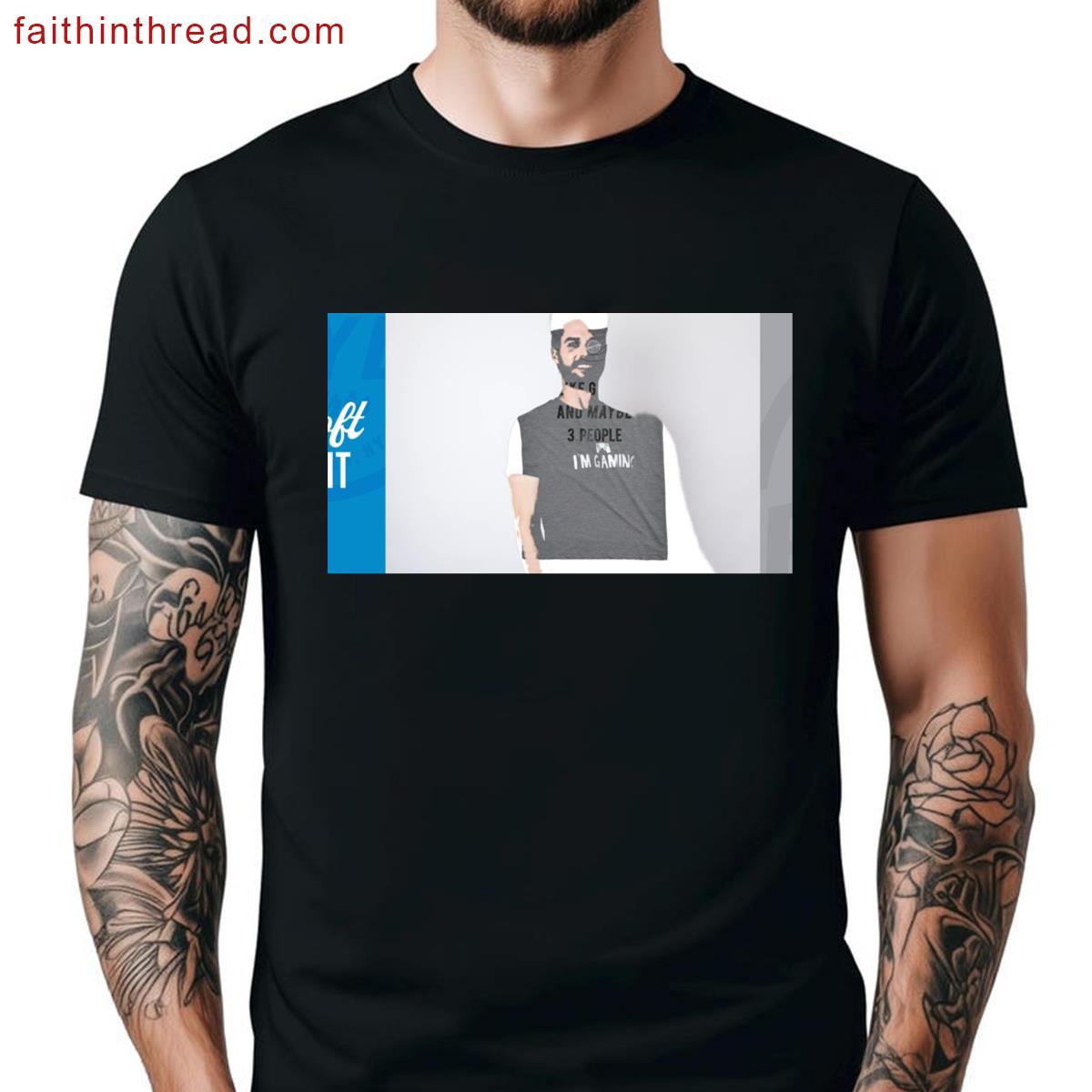 Mens Funny Gamer Graphic Tee Shirt