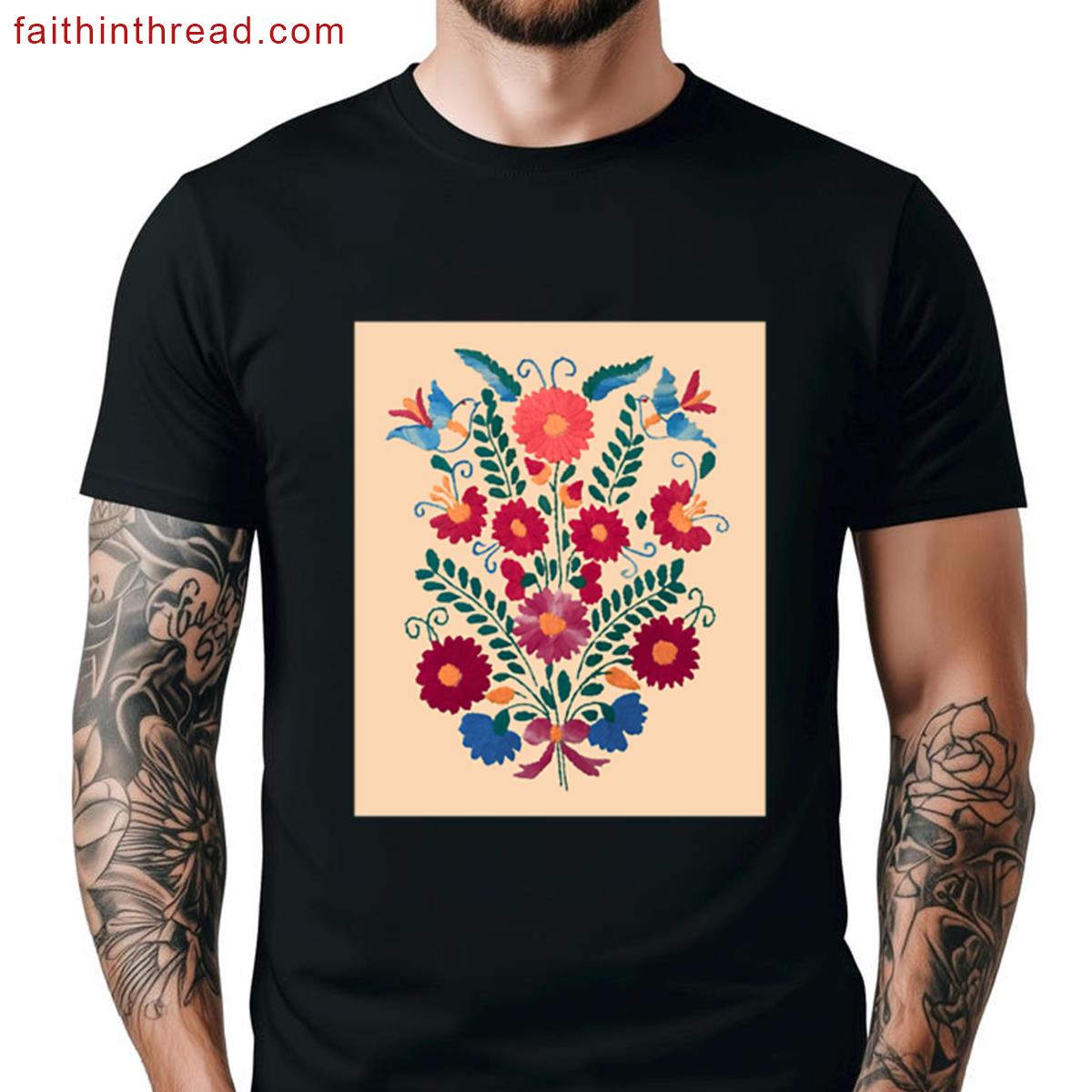 Mexican Premium Folk Art Tee Shirt
