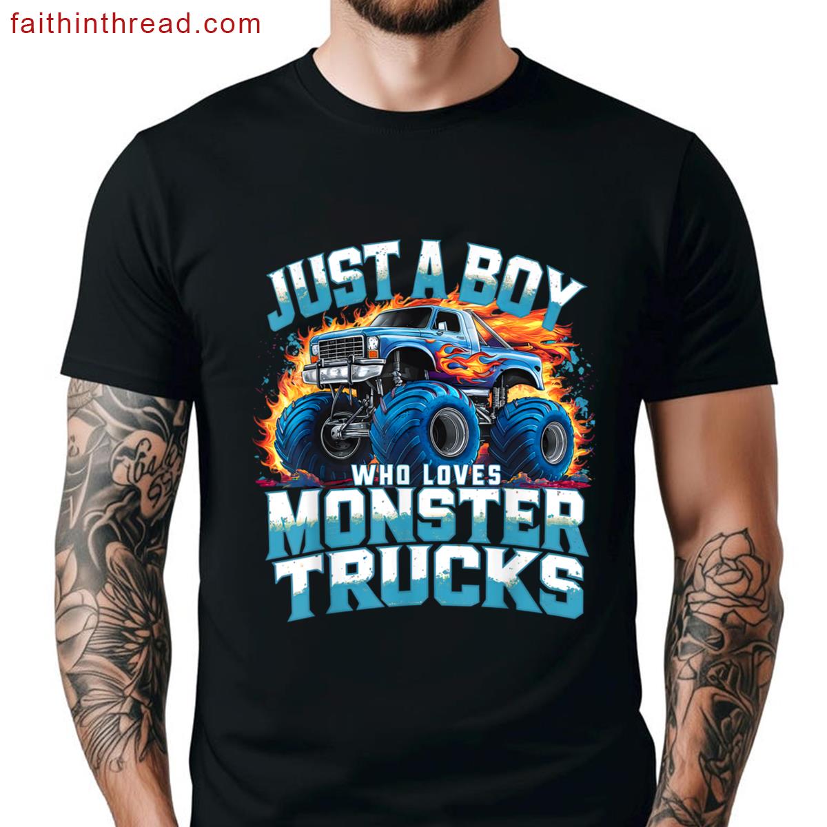 Monster Trucks Boys Adventure Shirt