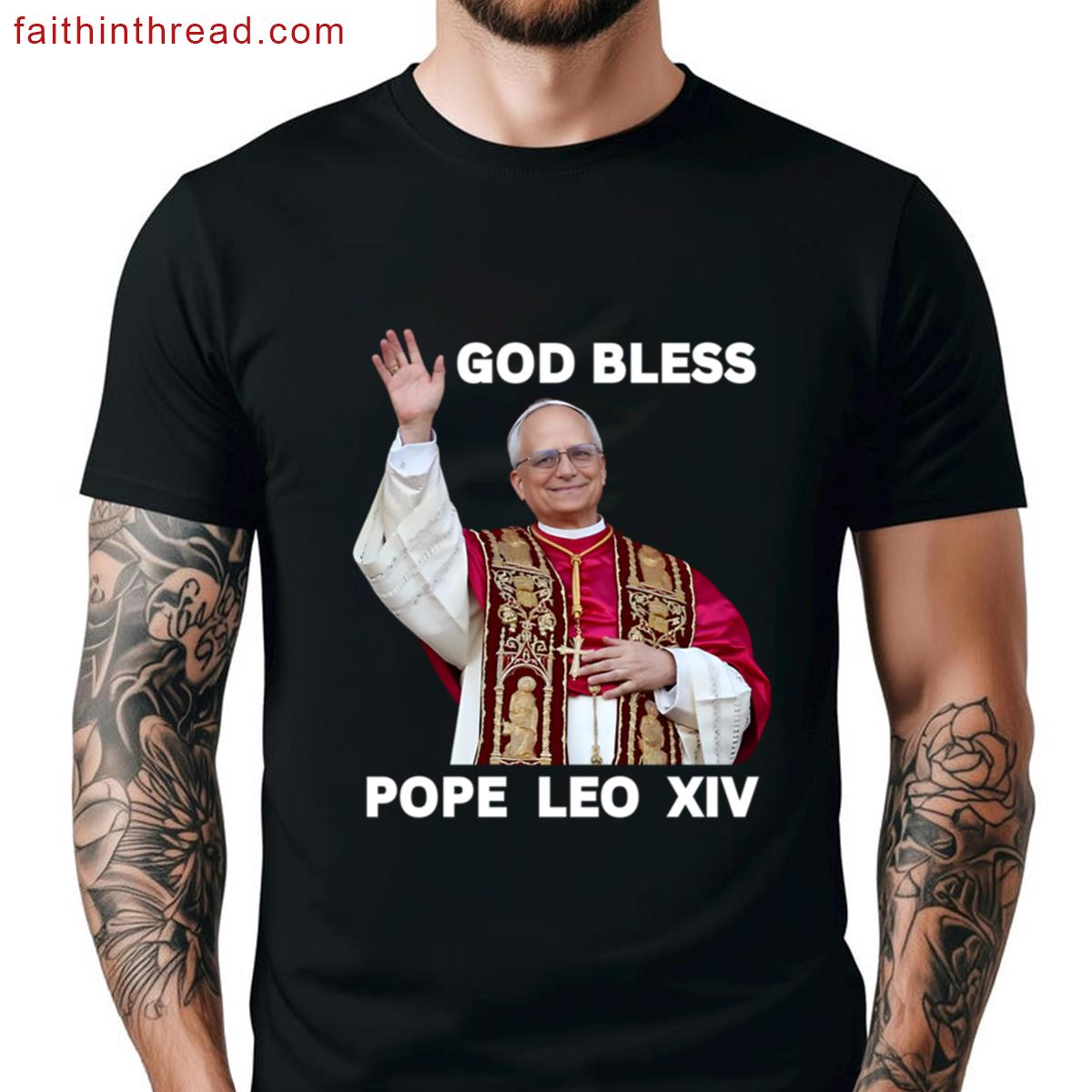 New Pope Leo Xiv Church Apparel Shirt