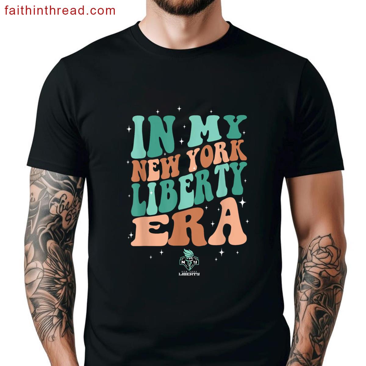 New York Liberty Wnba Logo Tee Shirt