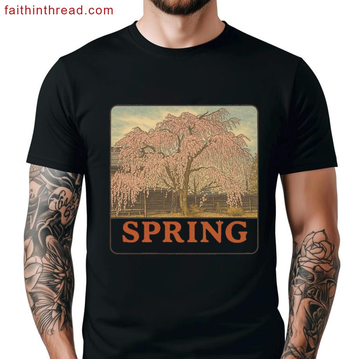 Nostalgic Spring Arrival Tee Shirt