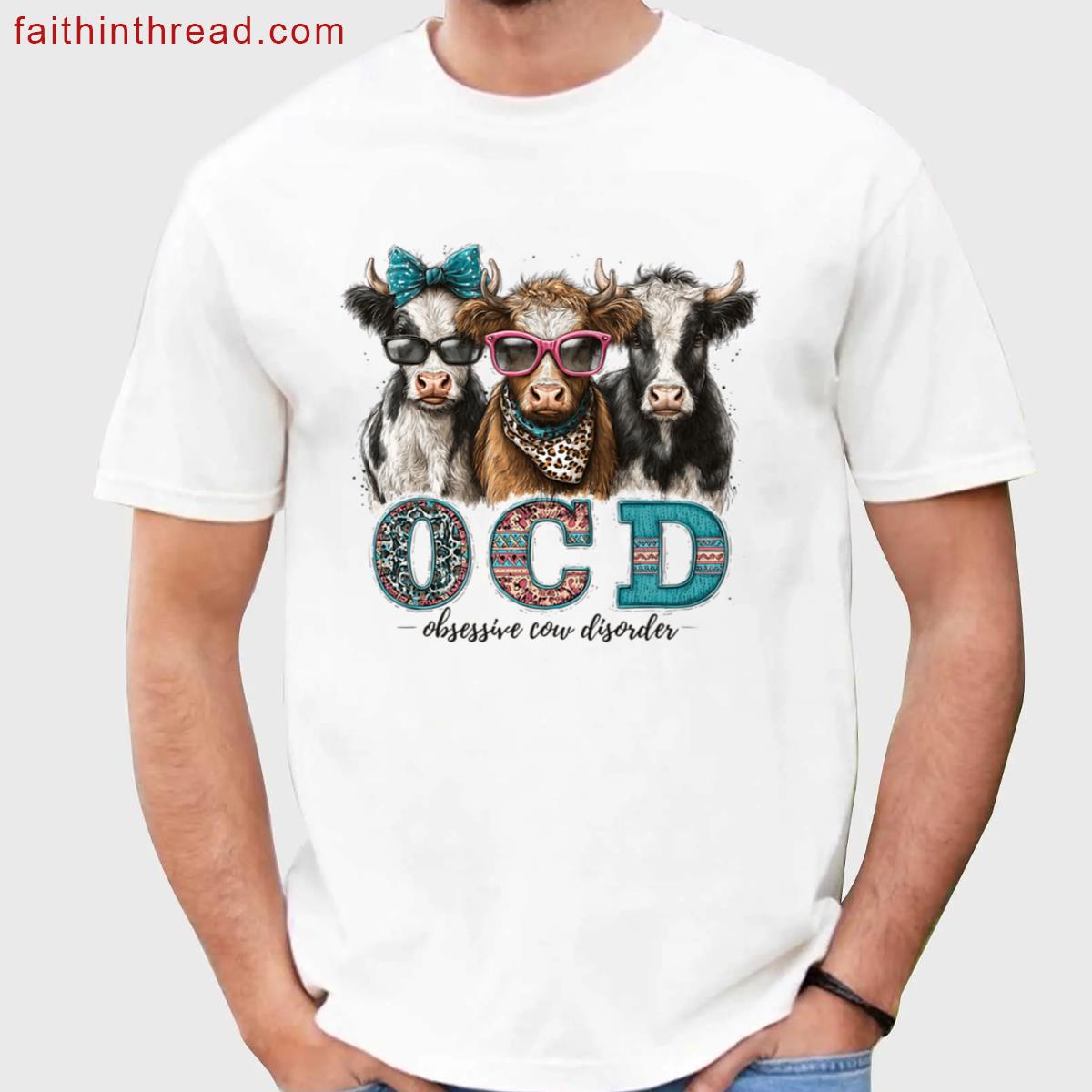 Obsessive Cow Disorder Design Shirt
