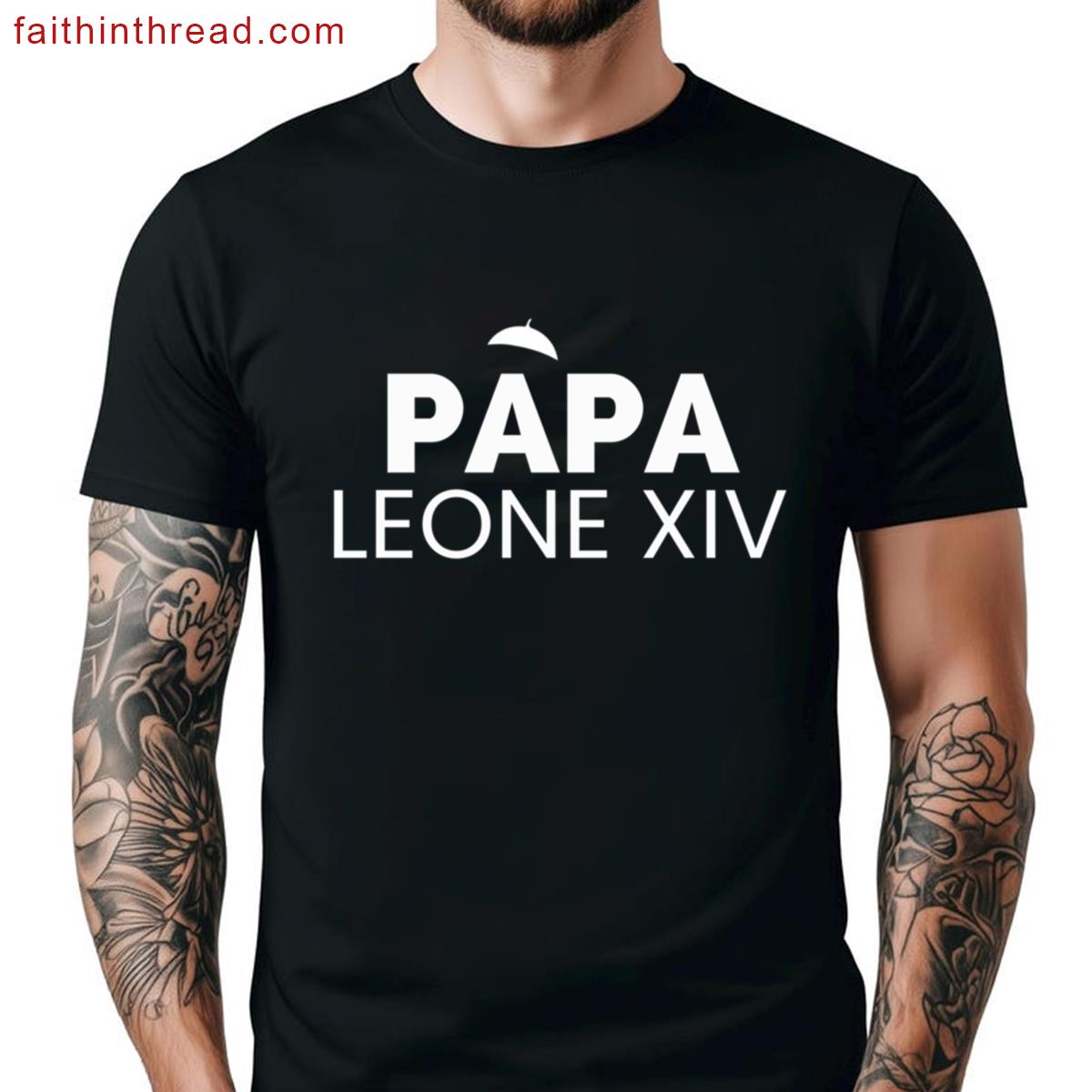 Papa Leone Xiv Religious Tee Shirt