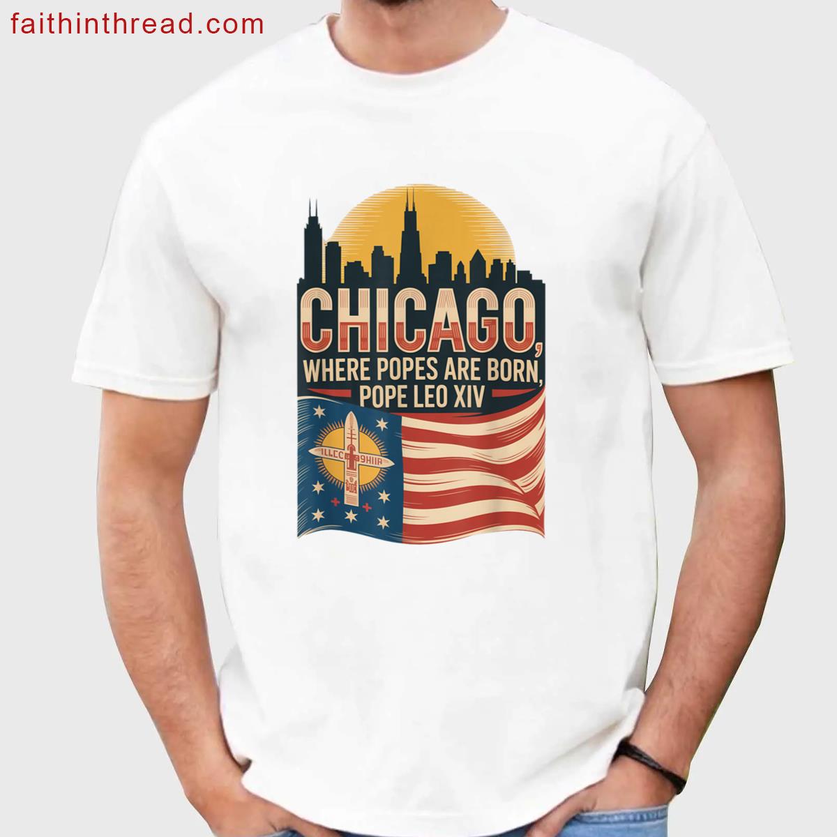 Pope Leo American Born Shirt