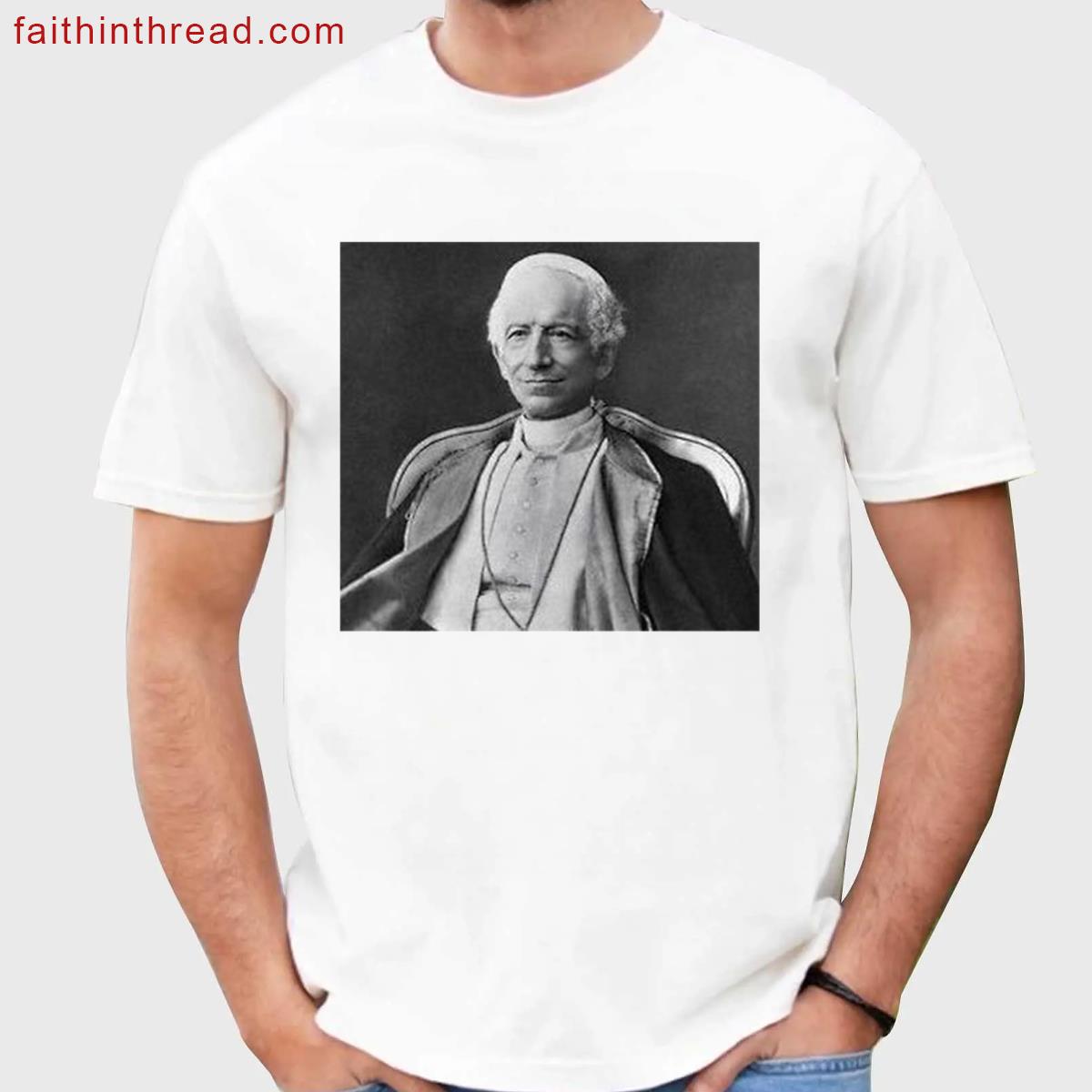 Pope Leo Xiii Comfy Tee Shirt