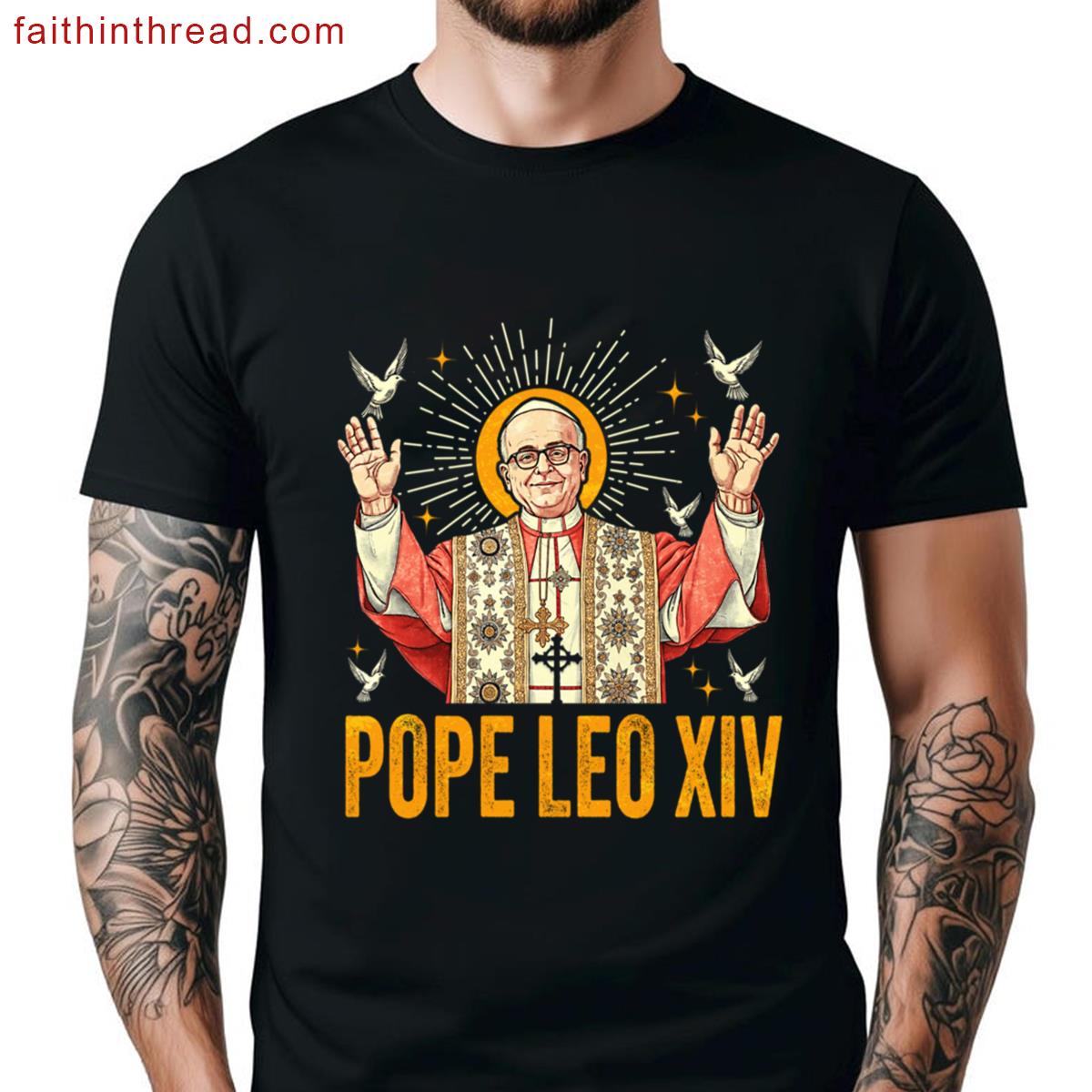 Pope Leo Xiv Blessed Design Shirt