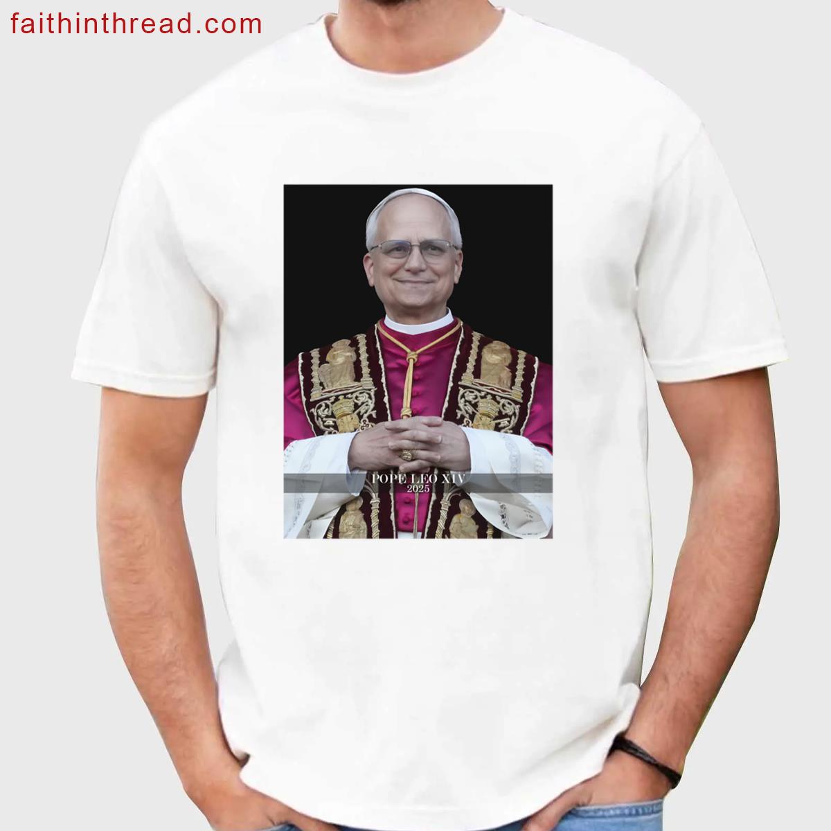 Pope Leo Xiv Graphic Tee 2025 Shirt