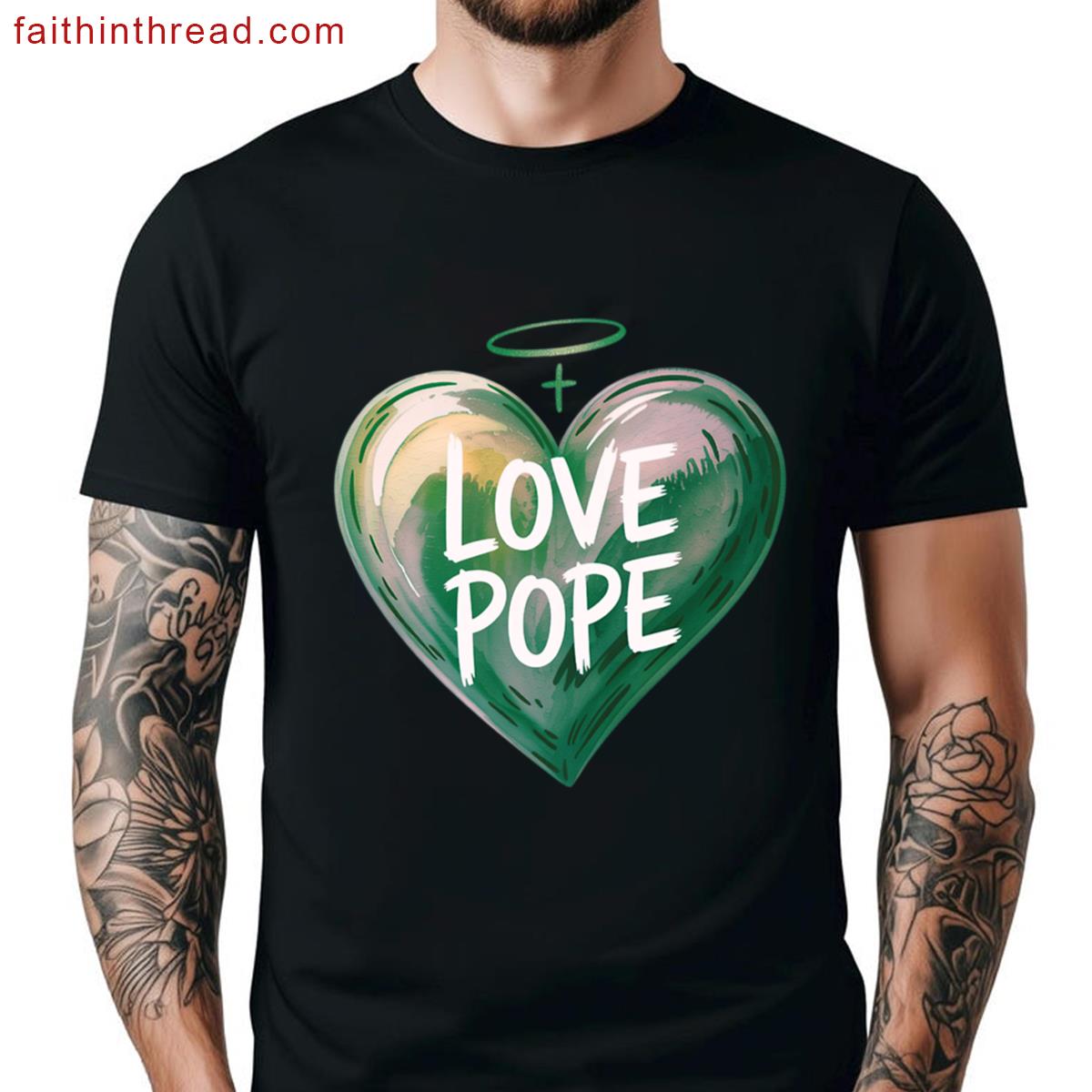 Pope Leo Xiv Heart Shirt