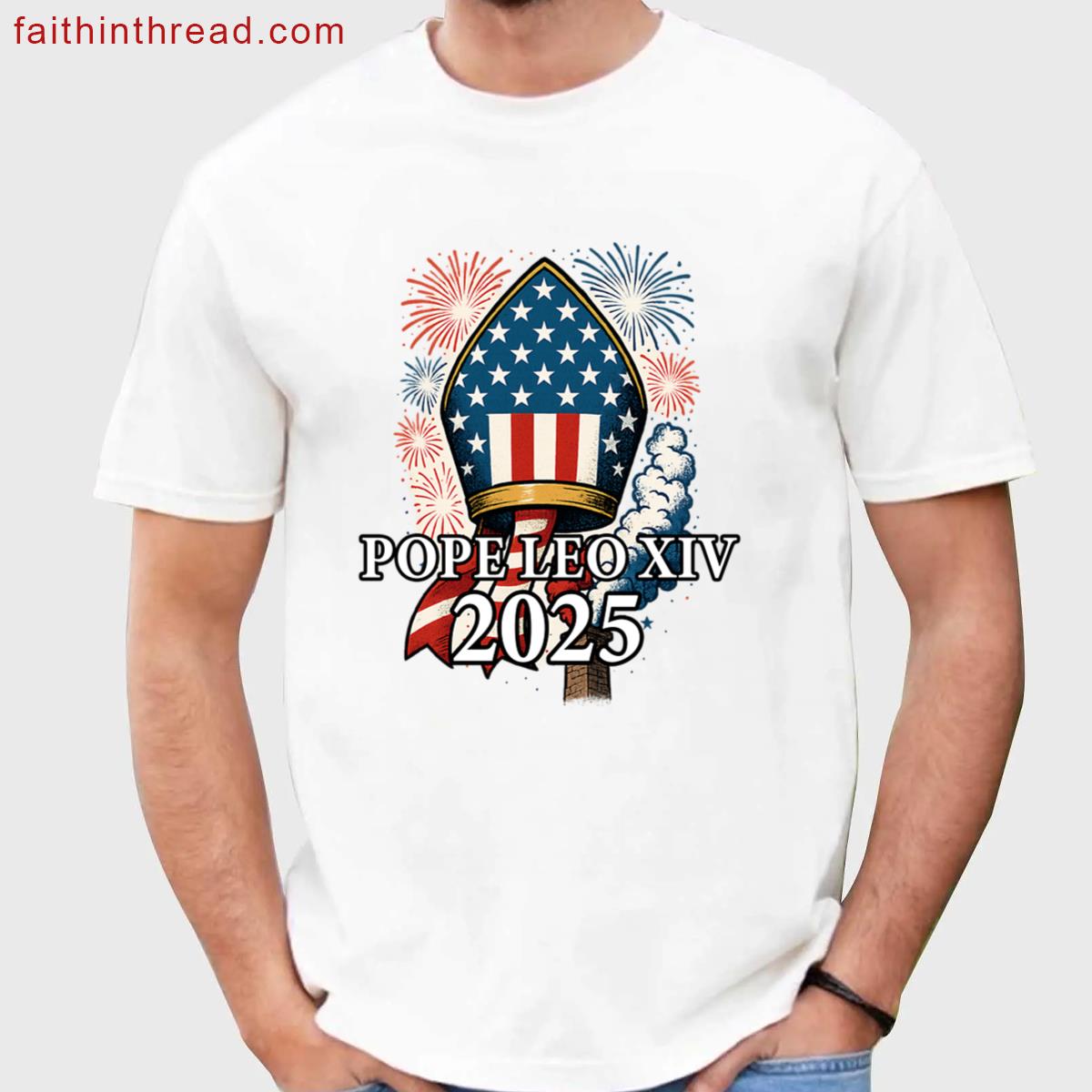 Pope Leo Xiv Robert Prevost Tee Shirt