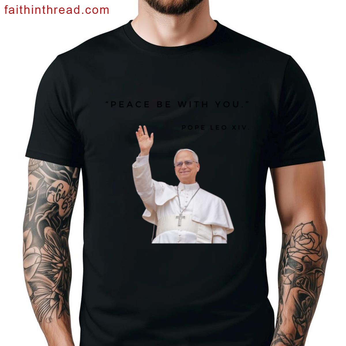 Pope Leo Xiv Wisdom Tee Shirt