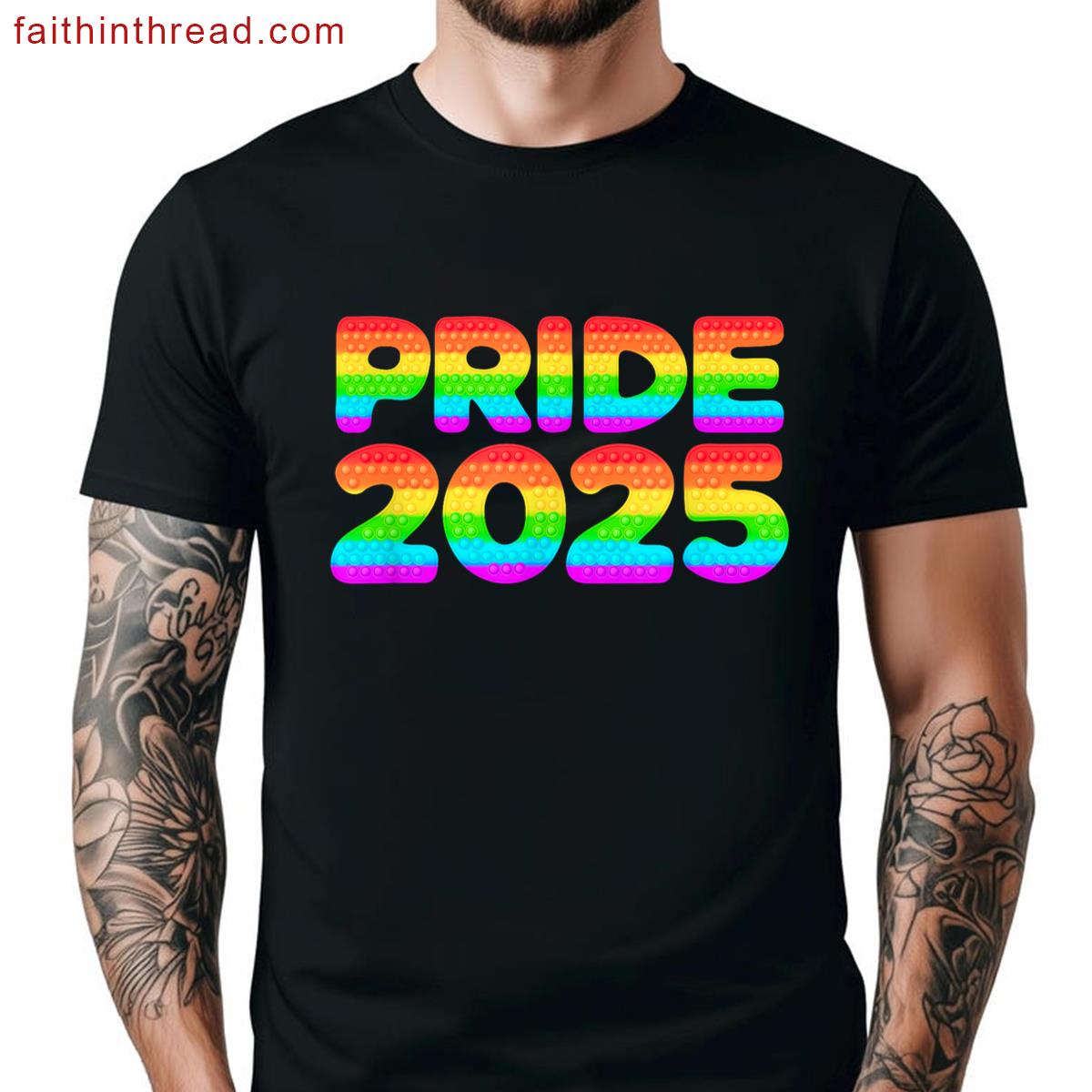 Pride Month 2025 Lgbtq Pride Tee Shirt