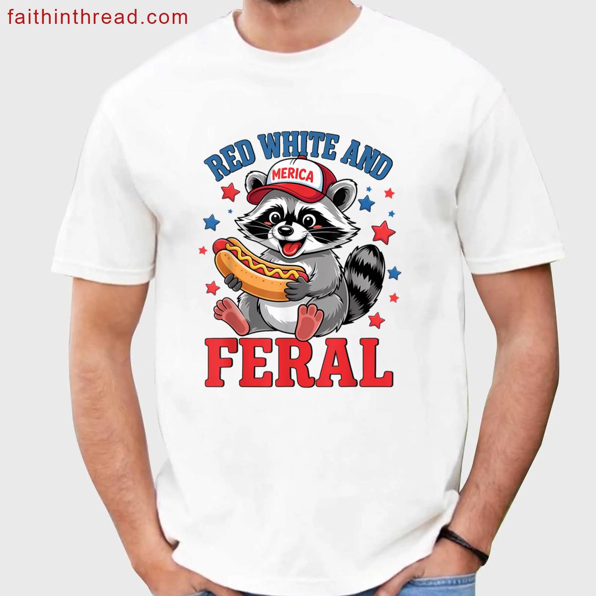 Red White Humor 4th Of July Tee Shirt