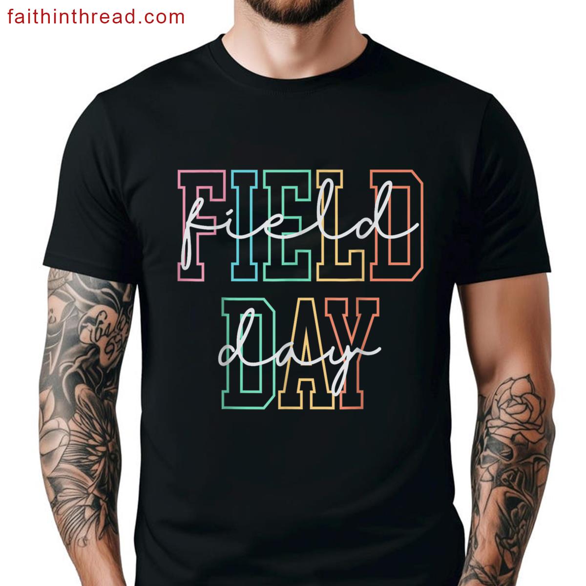 School Field Day Graphic Tee Summer Vibes Shirt