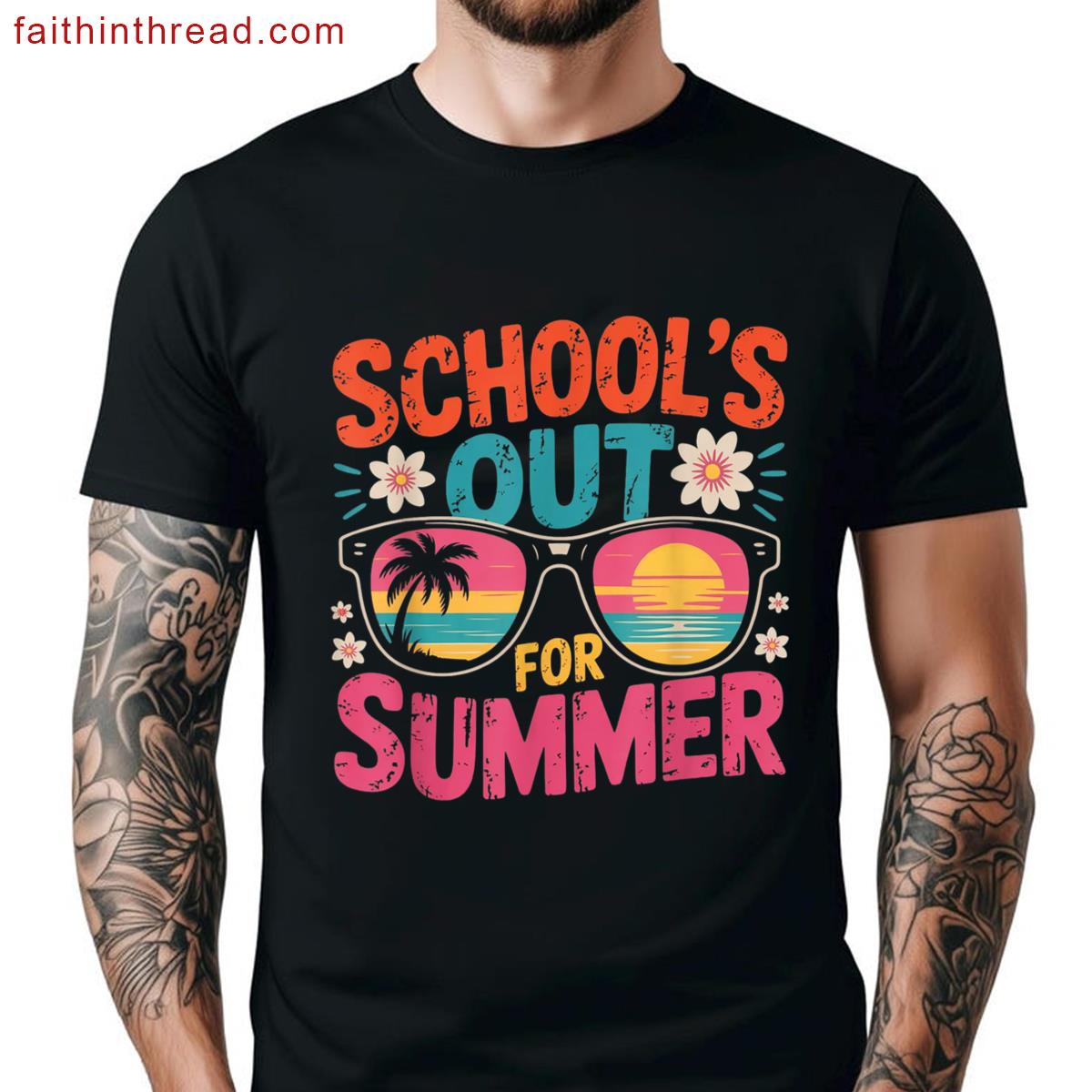 Schools Out Last Day Retro Shirt