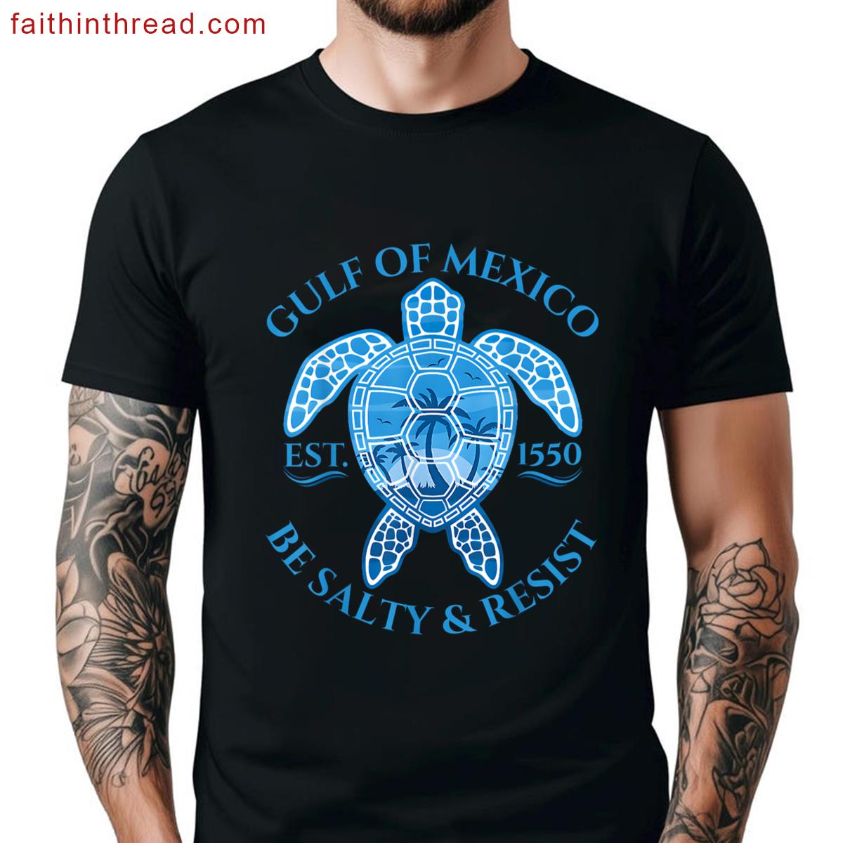 Stay Resist Turtle Graphic Tee Shirt