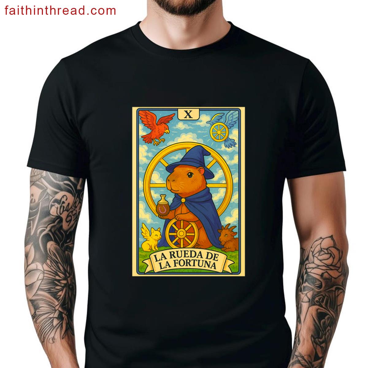 The Wheel Of Fortune Card Apparel Shirt