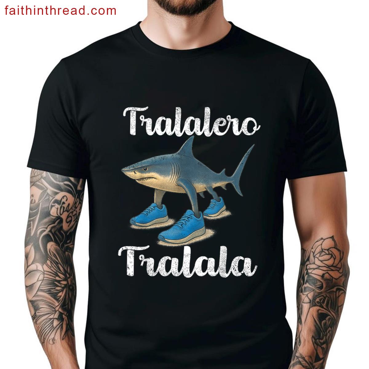 Tralalero Shark Meme Tee Shirt