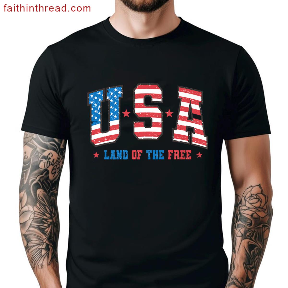 Usa Flag American Pride Premium Tee Shirt