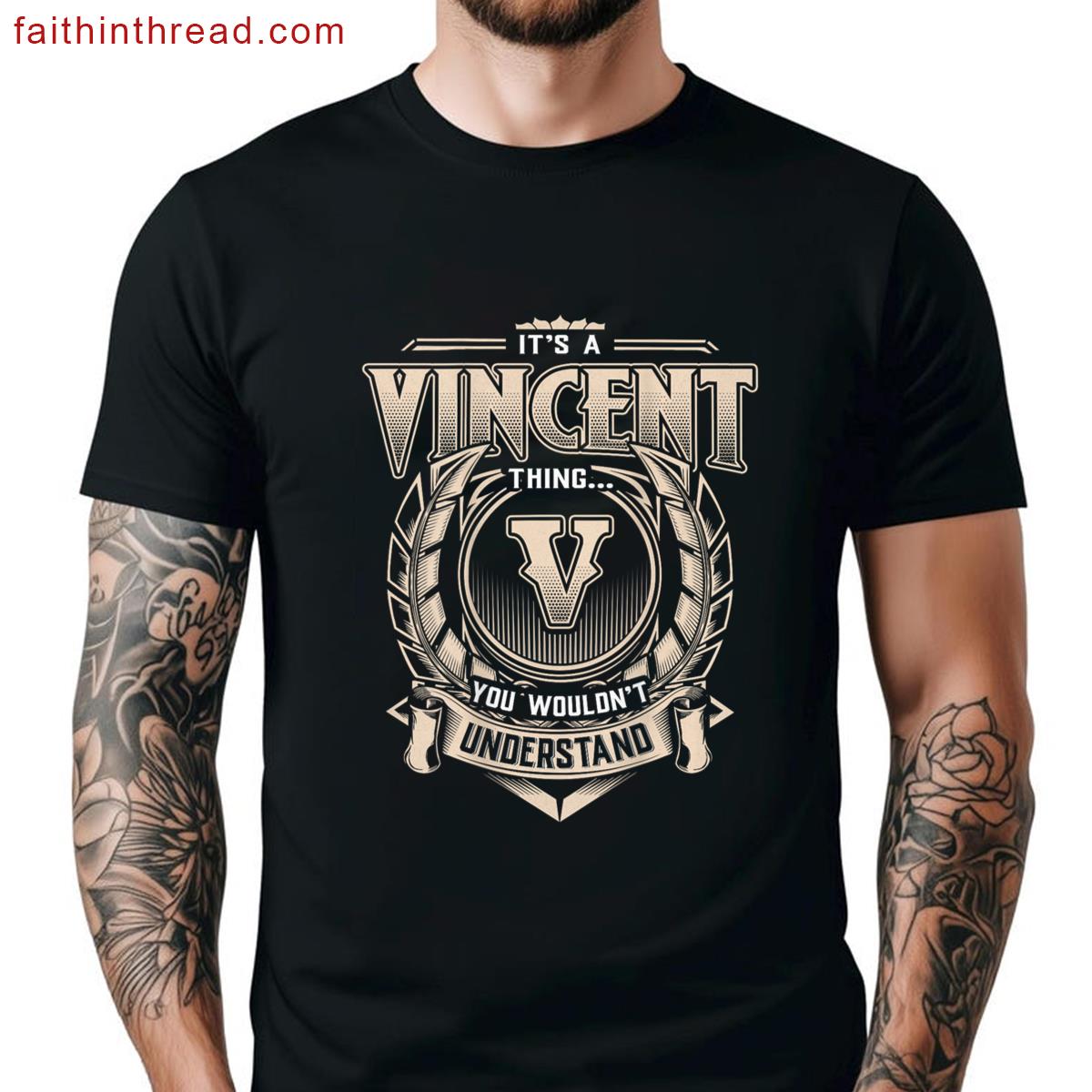 Vincent Graphic Tee Fun Back Design Shirt
