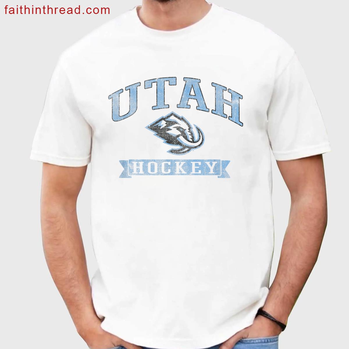 Vintage Hockey White Official Apparel Shirt