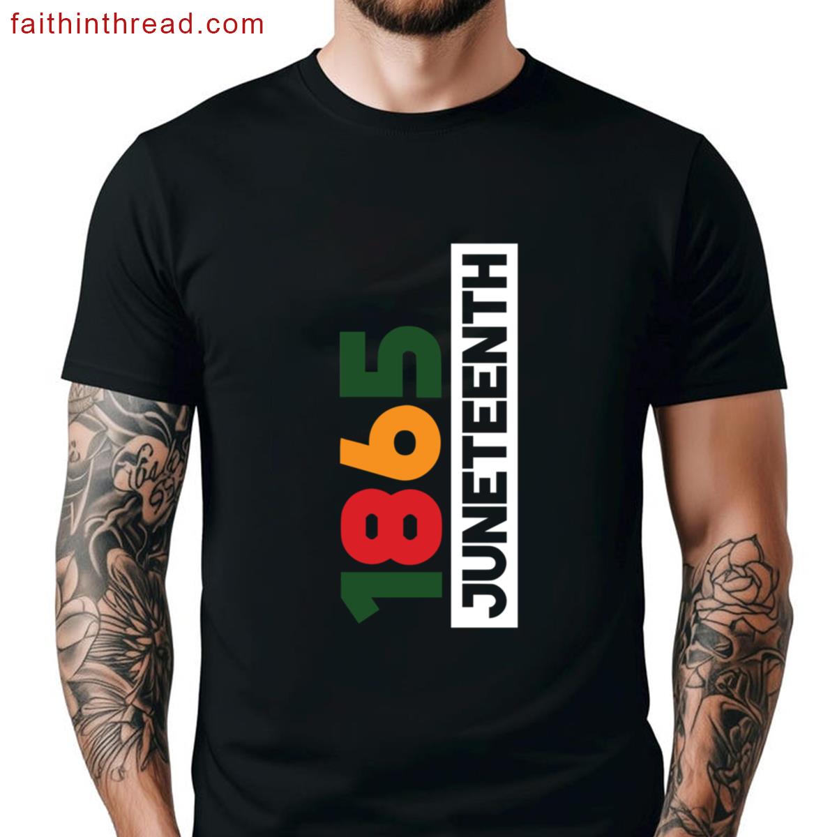 Juneteenth African American Pride Tee Shirt