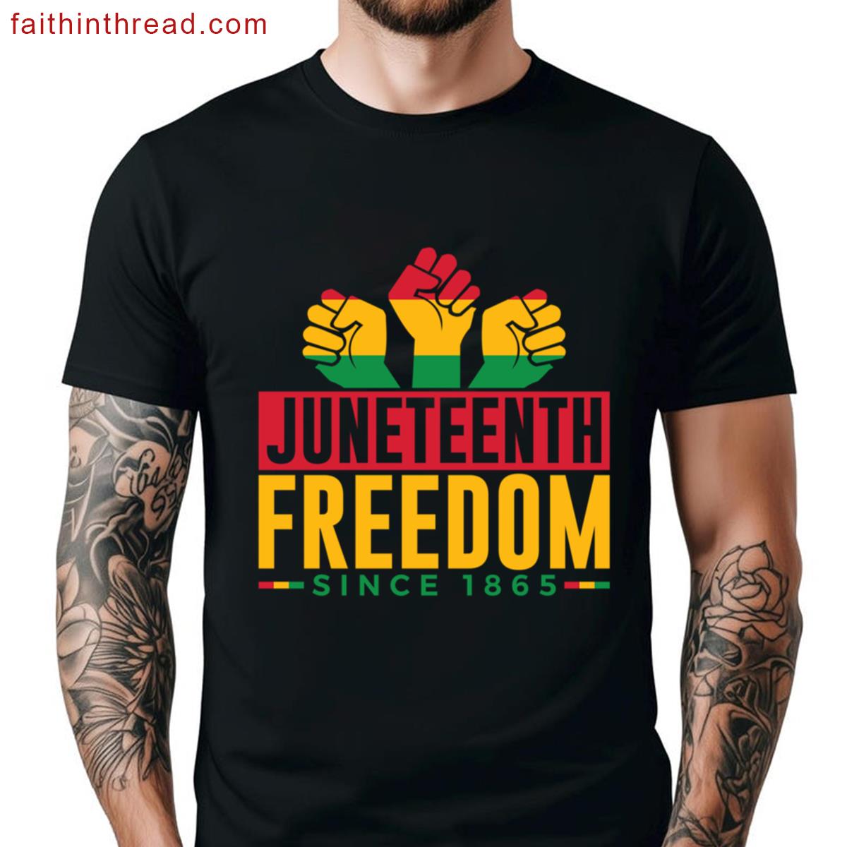 Juneteenth Heritage Pride Tee Shirt