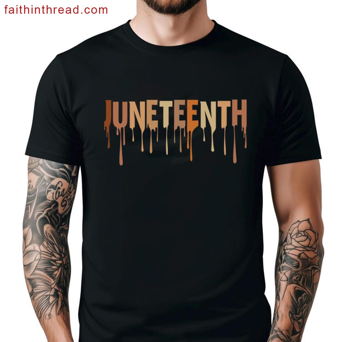 Juneteenth History Pride Tee Shirt