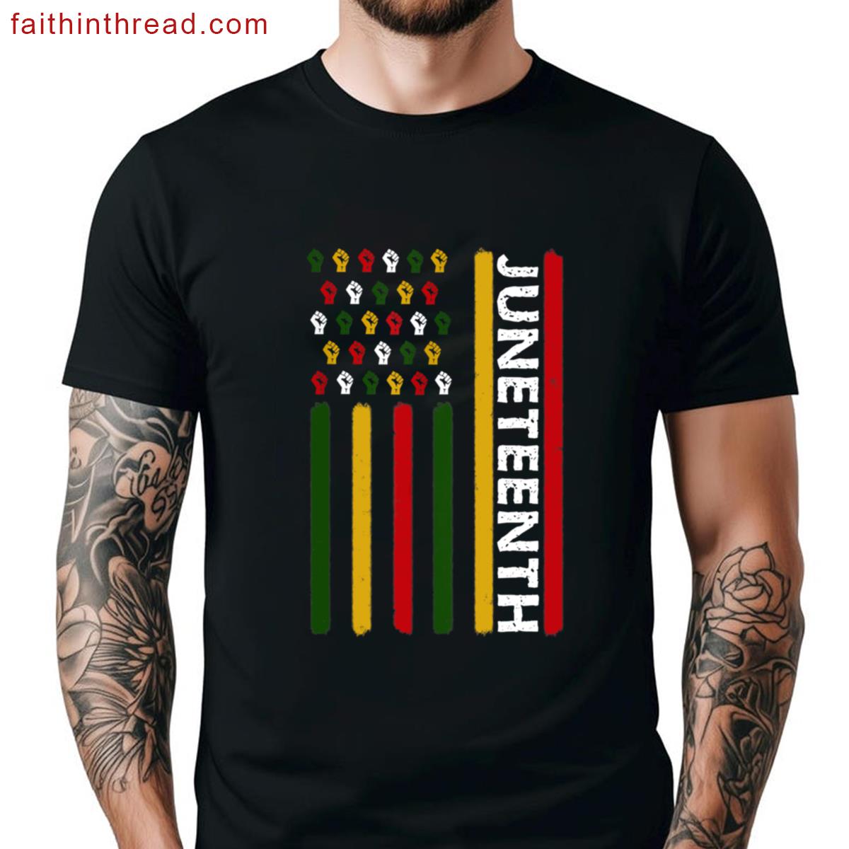 Juneteenth Independence Freedom Tee Shirt