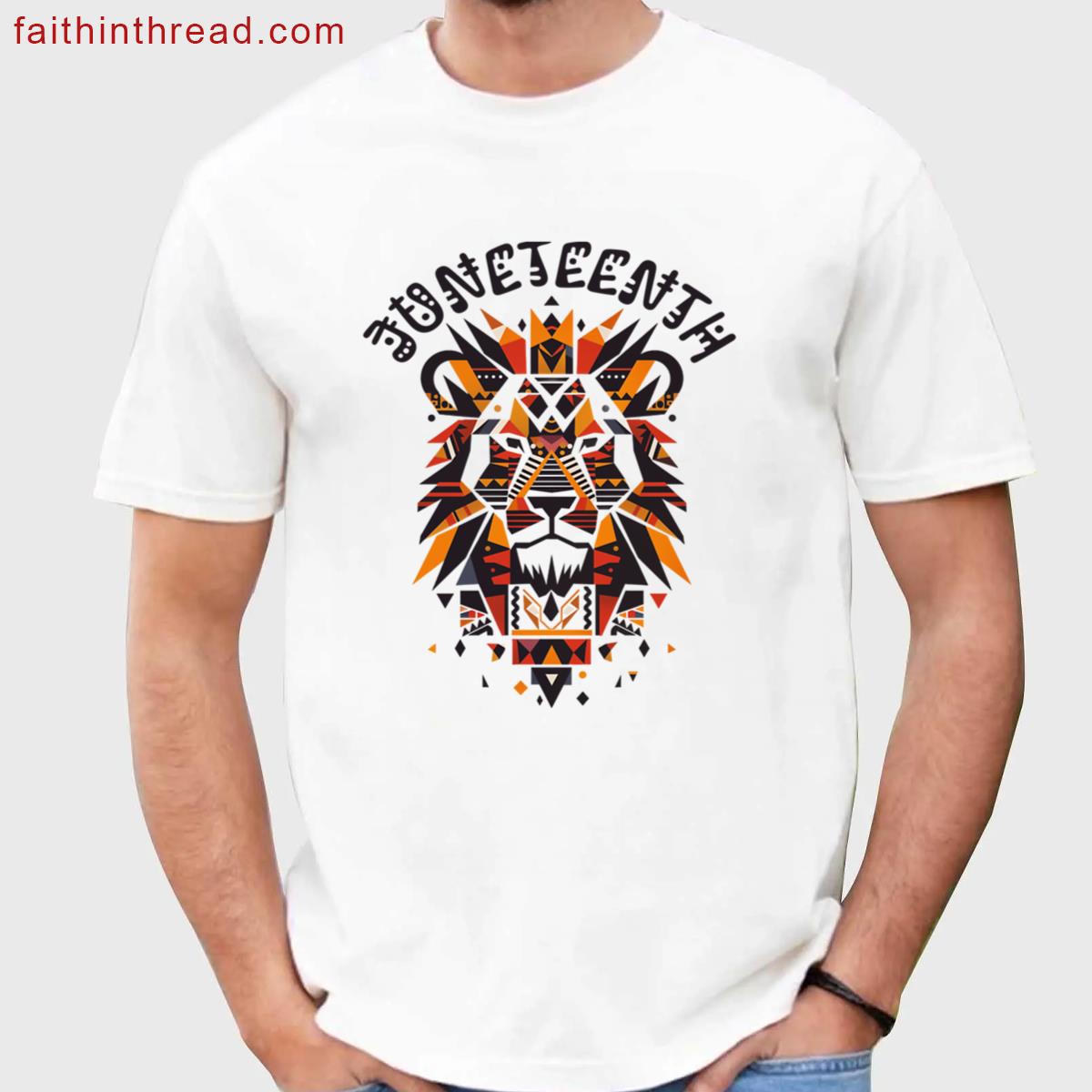 Juneteenth Lion Design Shirt