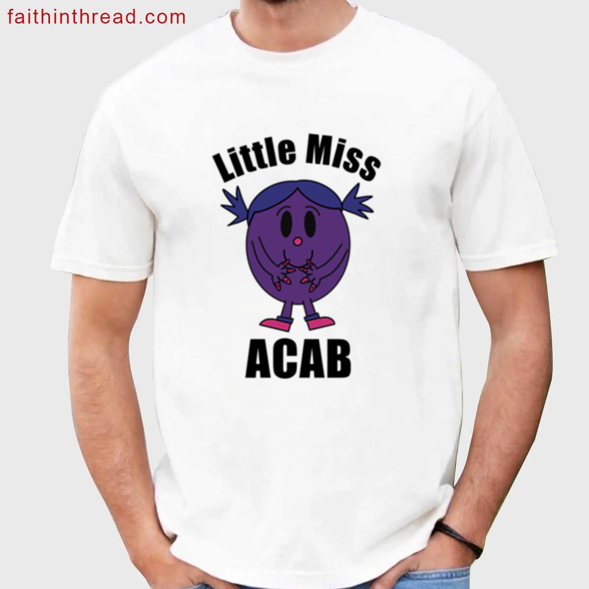 Little Miss Acab Graphic Tee Shirt