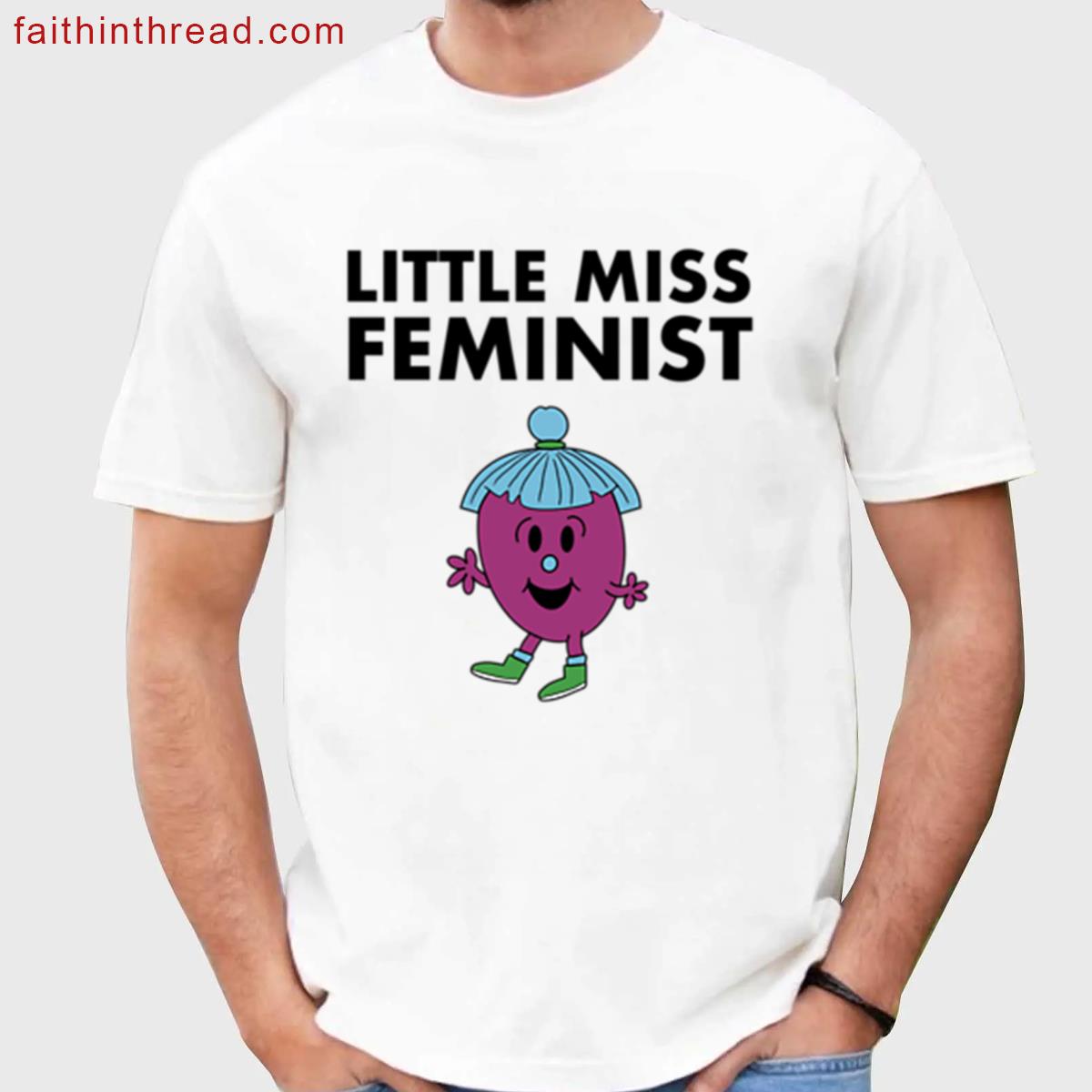 Little Miss Feminist Graphic Tee Shirt