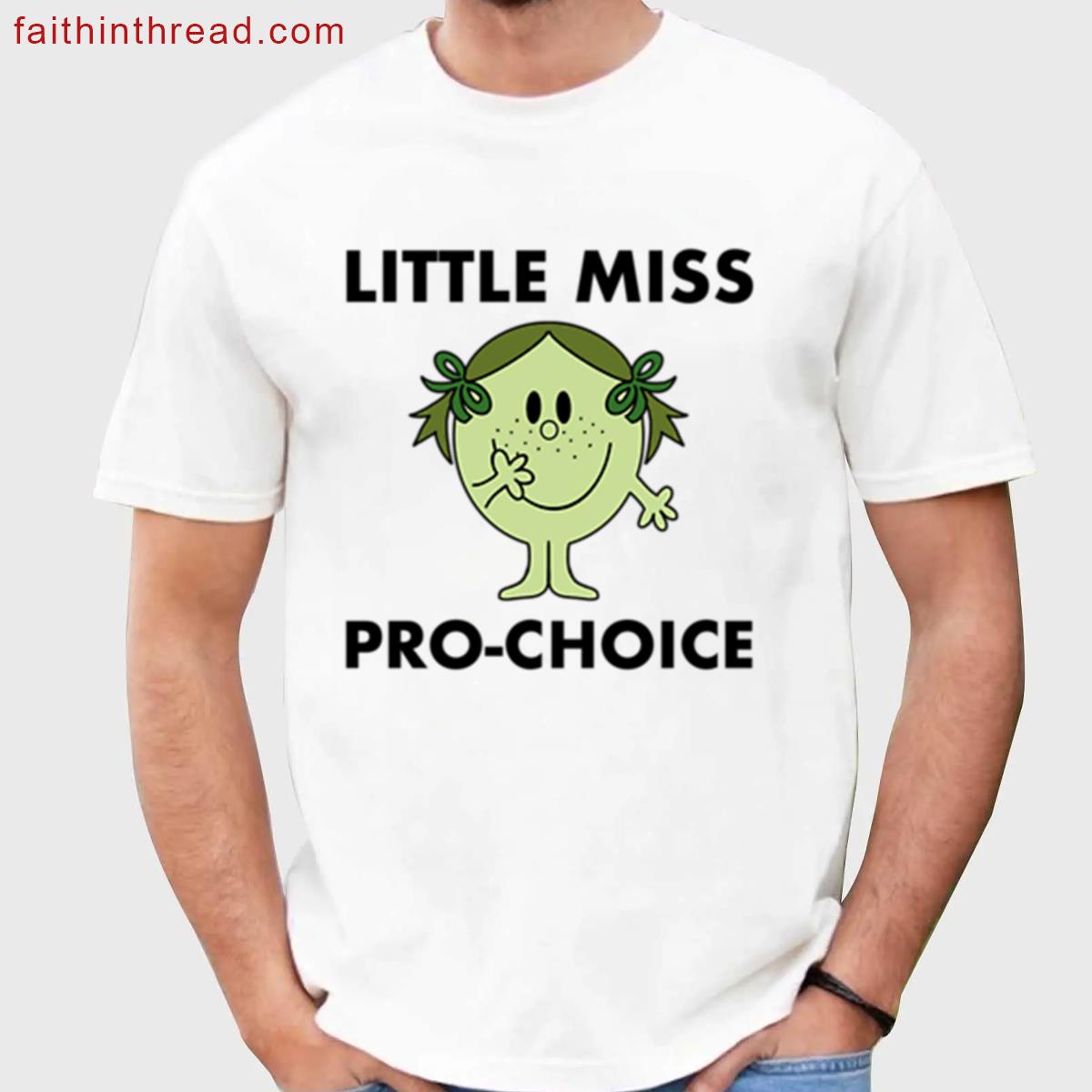 Little Miss Pro Choice Graphic Tee Shirt