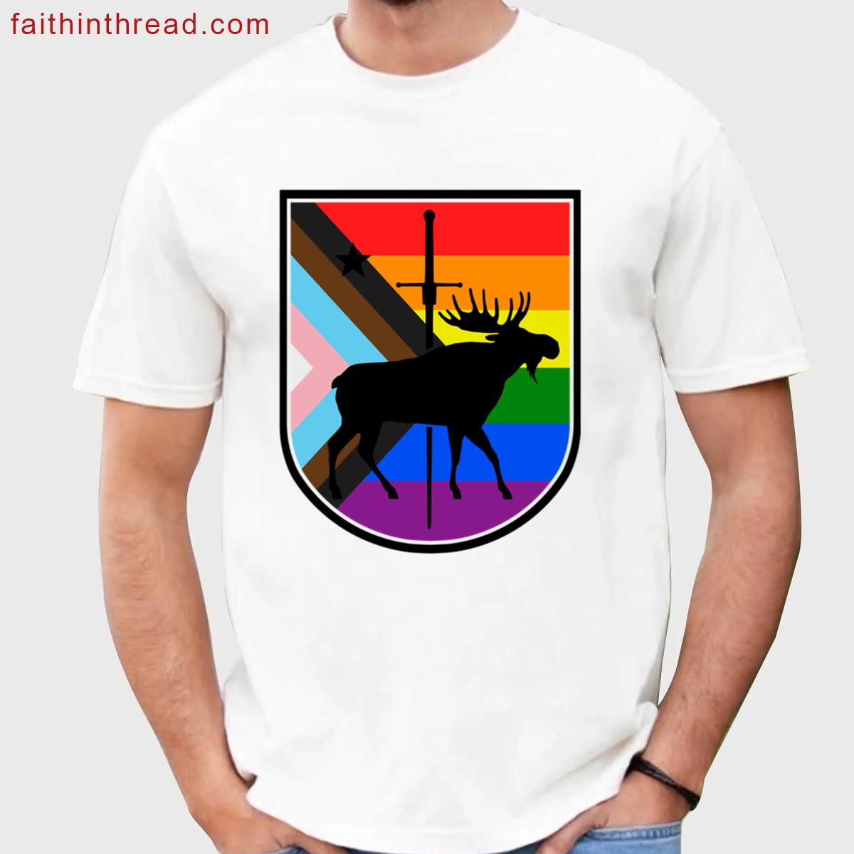 Mhf Pride Black Border Tee Shirt