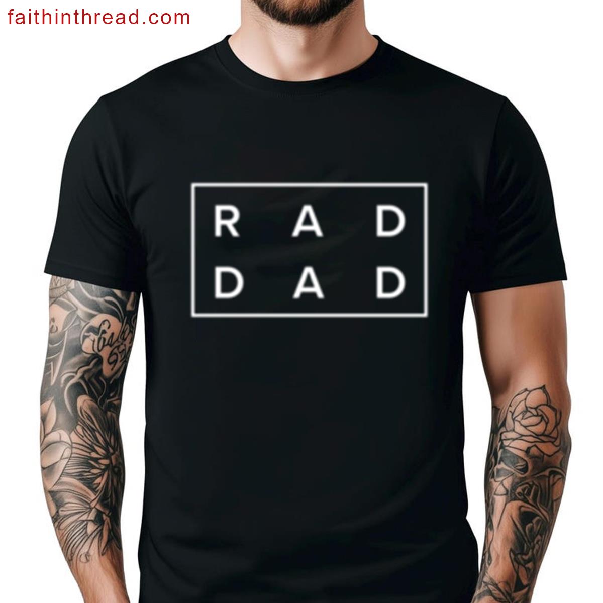 Minimal Rad Dad Design Shirt
