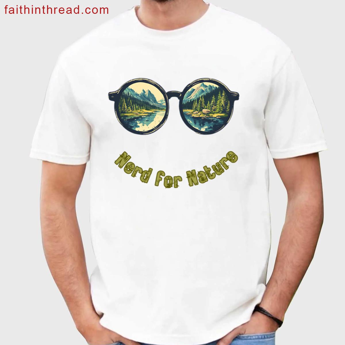Nerd For Nature Graphic Tee Shirt
