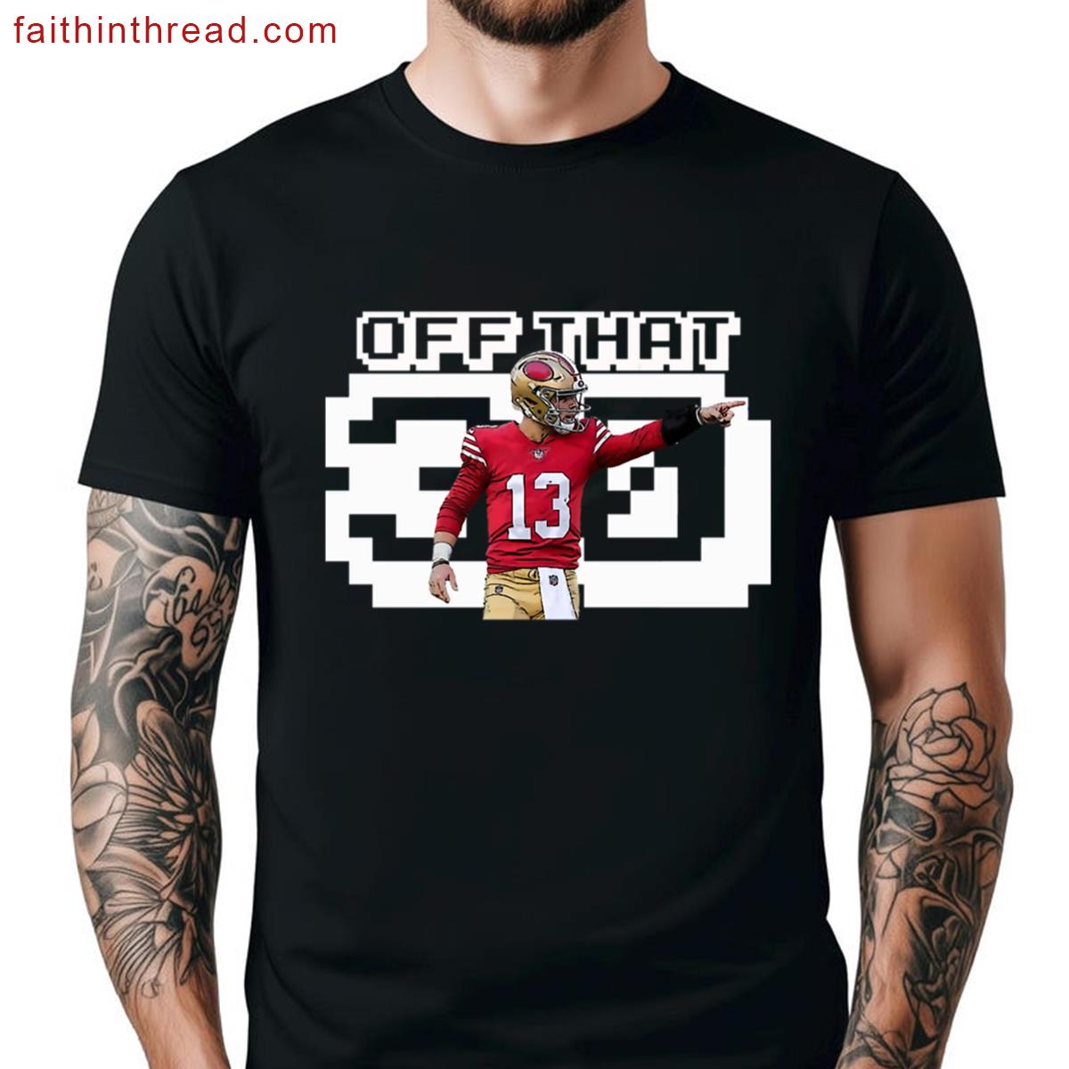 Off That Brock Tee Casual Wear Shirt