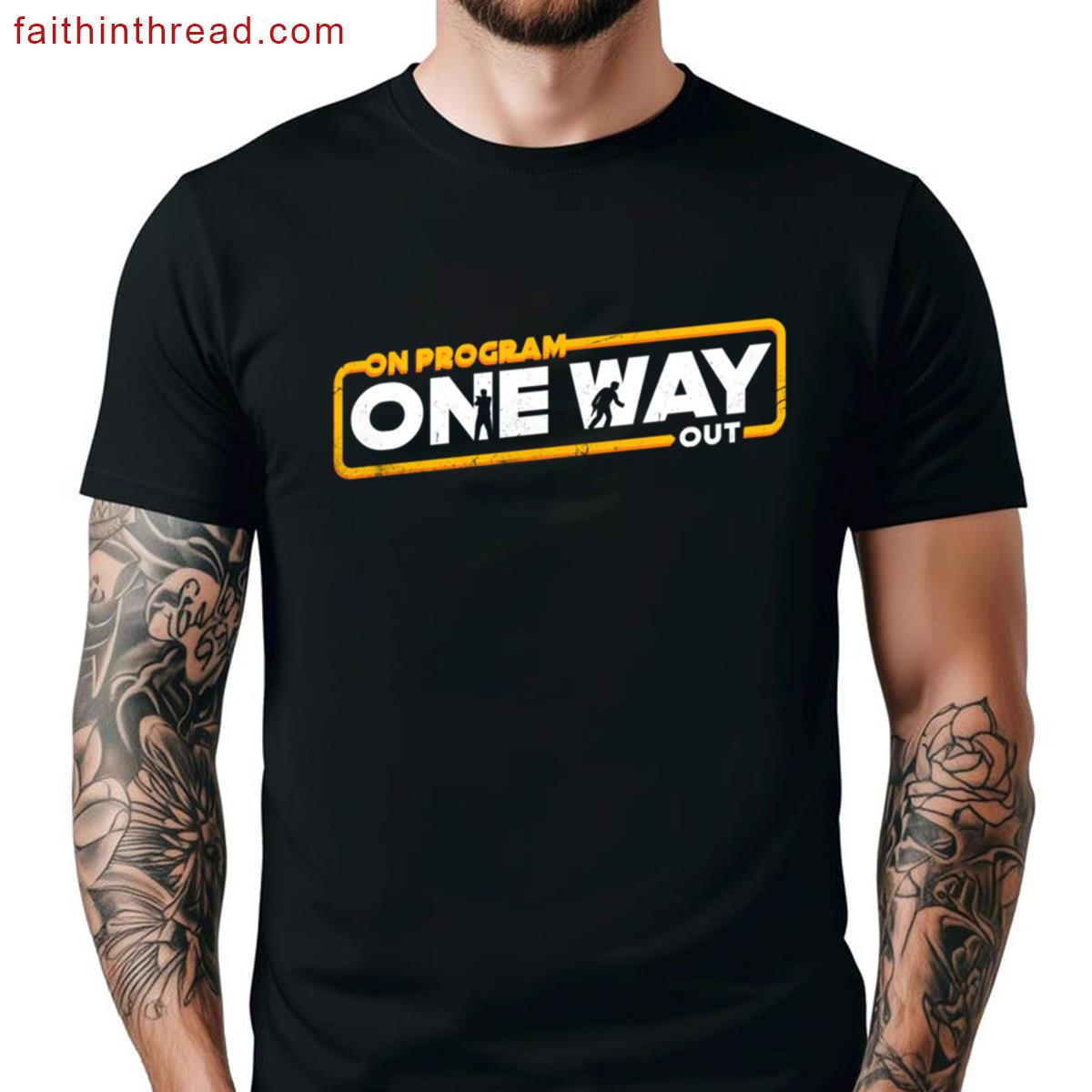 One Way Out Graphic Tee Shirt