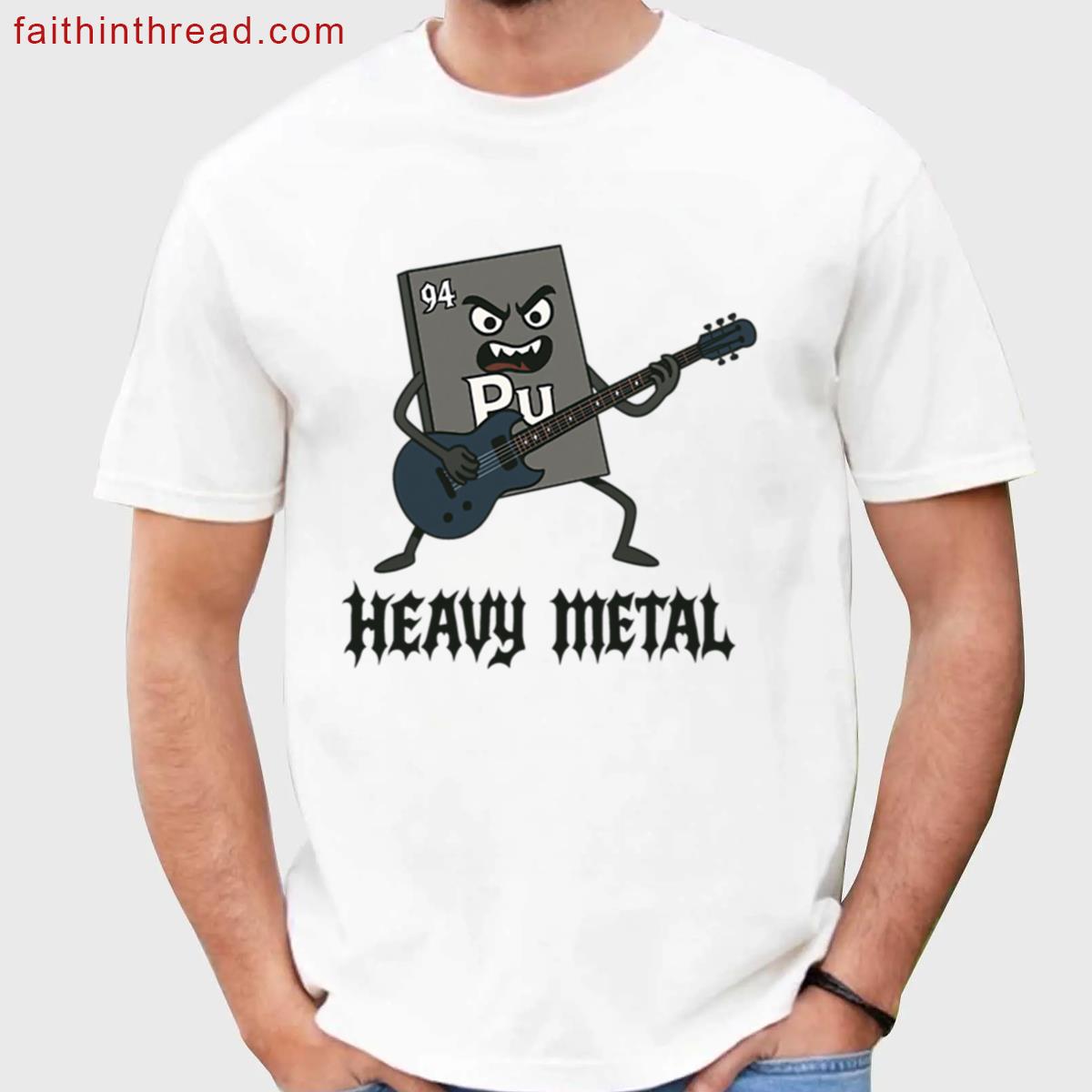 Periodic Table Plutonium Band Tee Shirt
