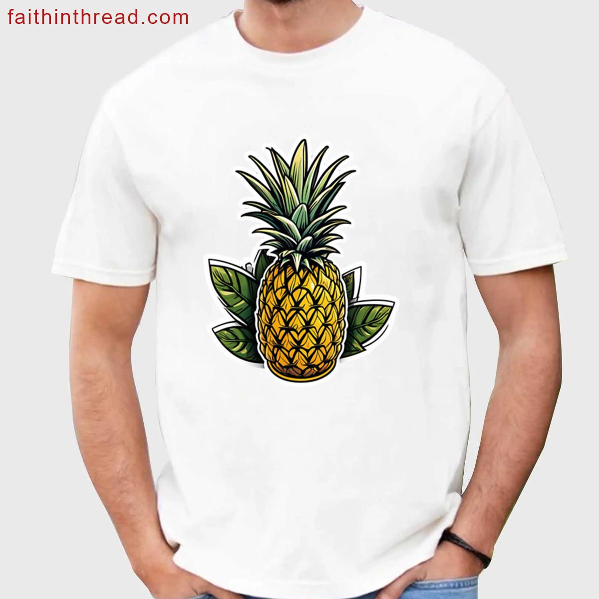 Pineapple Graphic Tee Summer Vibes Shirt