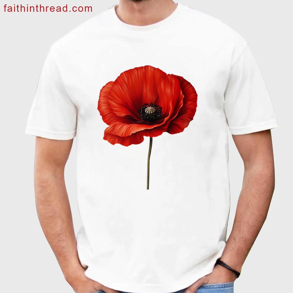 Poppy Oversized Comfy Tee Shirt