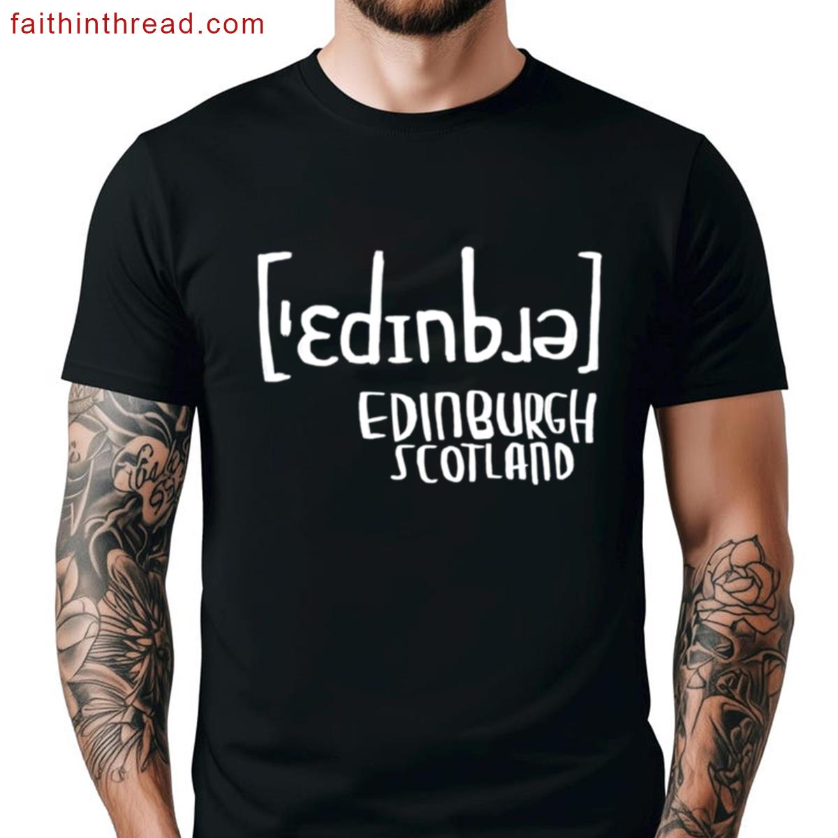 Pronunciation Edinburgh Scotland Graphic Tee Shirt